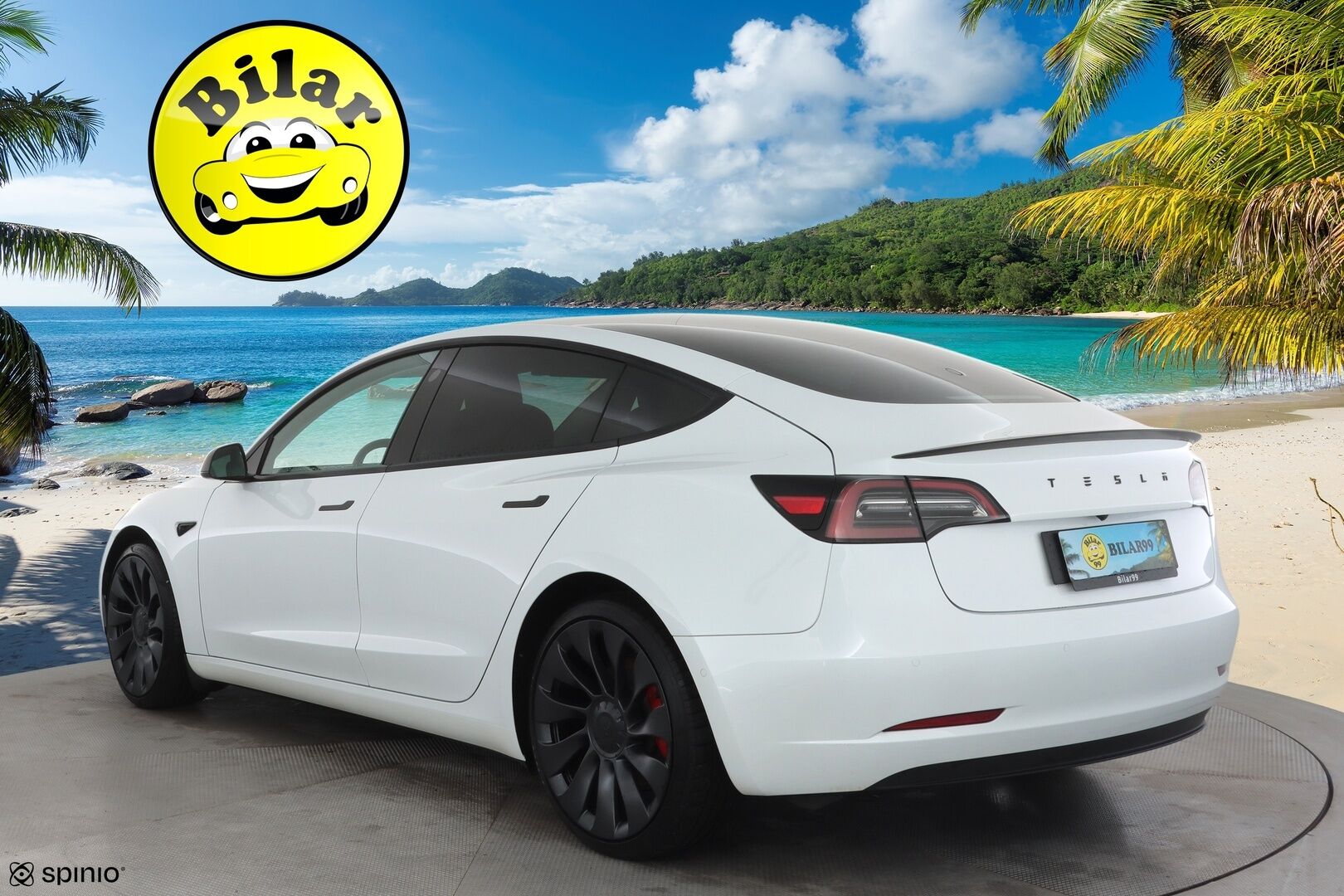TESLA MODEL 3 2023 Performance - | ILP | ACC | Lasikatto | Matrix | P.Kamera | Muistipenkki | Premium Audio | Navi | Kaistavahti | Keyless | Kahdet renkaat | 2x Latauskaapelit |
