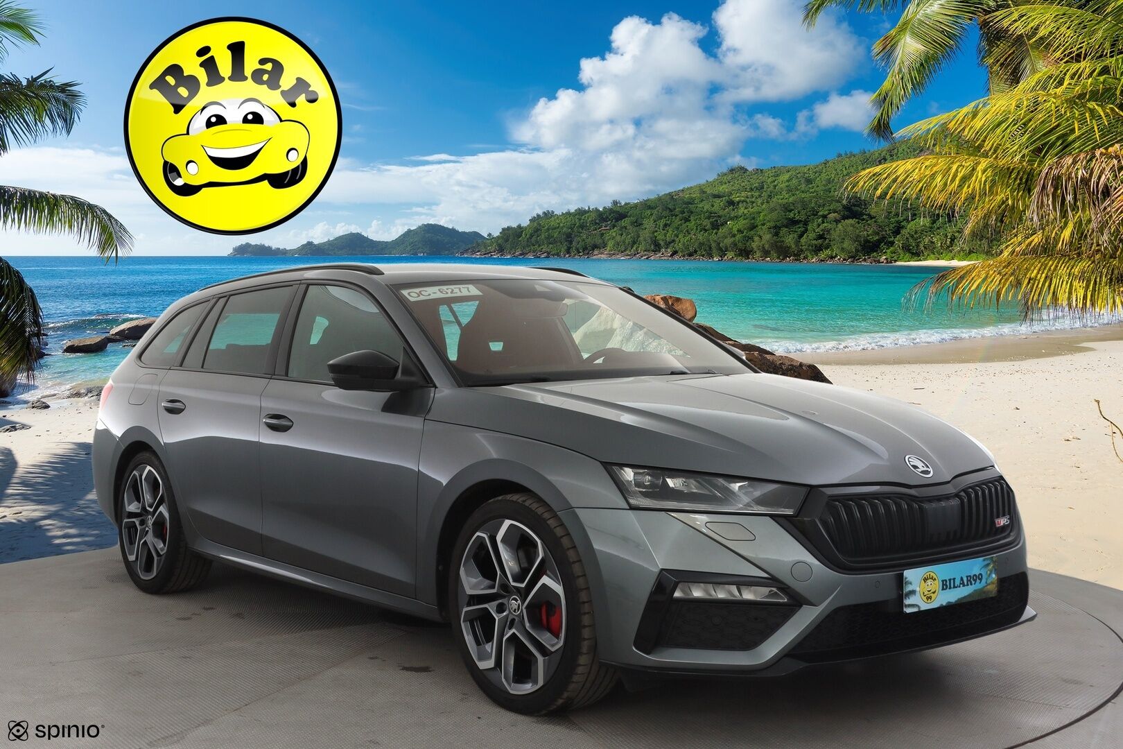 SKODA OCTAVIA 2023 RS Combi 2,0 TSI DSG - ACC | Crystal Matrix LED | Digimittari | Peruutuskamera | Navi | Ratinlämmitys | Sporttipenkit | SmartLink | Huippuvarusteet!