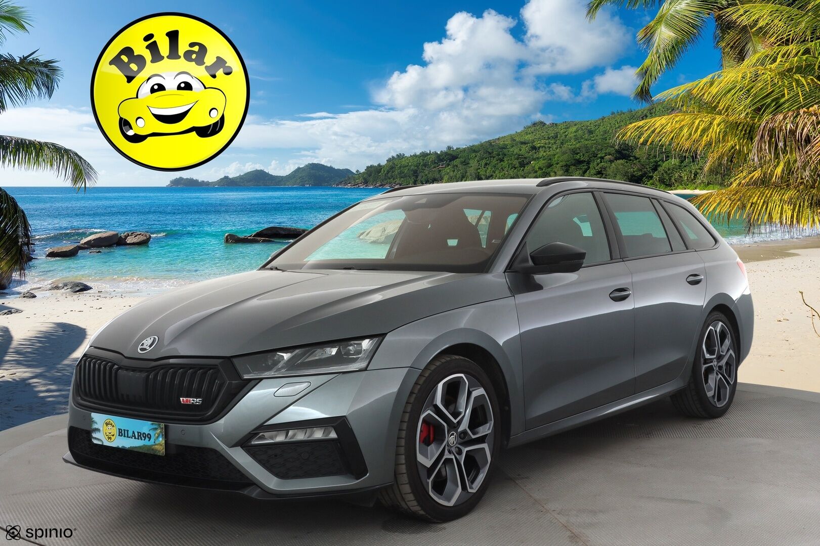 SKODA OCTAVIA 2023 RS Combi 2,0 TSI DSG - ACC | Crystal Matrix LED | Digimittari | Peruutuskamera | Navi | Ratinlämmitys | Sporttipenkit | SmartLink | Huippuvarusteet!