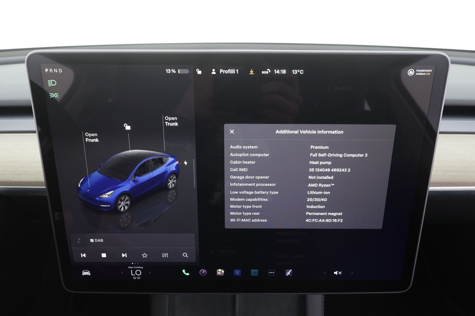 TESLA MODEL Y 2023 Long Range / Adapt.Vakkari / Lasikatto / Lämpöpumppu / TULOSSA // - | ACC | ILP | Ryzen | Matrix | Lasikatto | Premium audio | P.kamera | Akuston esilämmitys | ALV | 2x renkaat aluin | 
