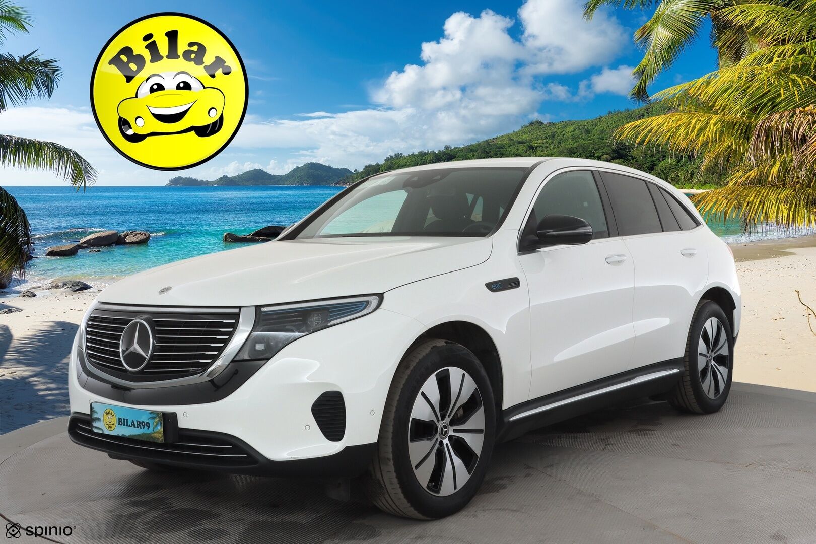 MERCEDES-BENZ EQC 2022 Edition 4Matic - | Distronic+ | Koukku | Multibeam | Keyless | P.kamera | Widescreen | Sporttipenkit | Navi | Akustiikkalasit | Kahdet renkaat aluvanteilla | Merkkihuollettu | 