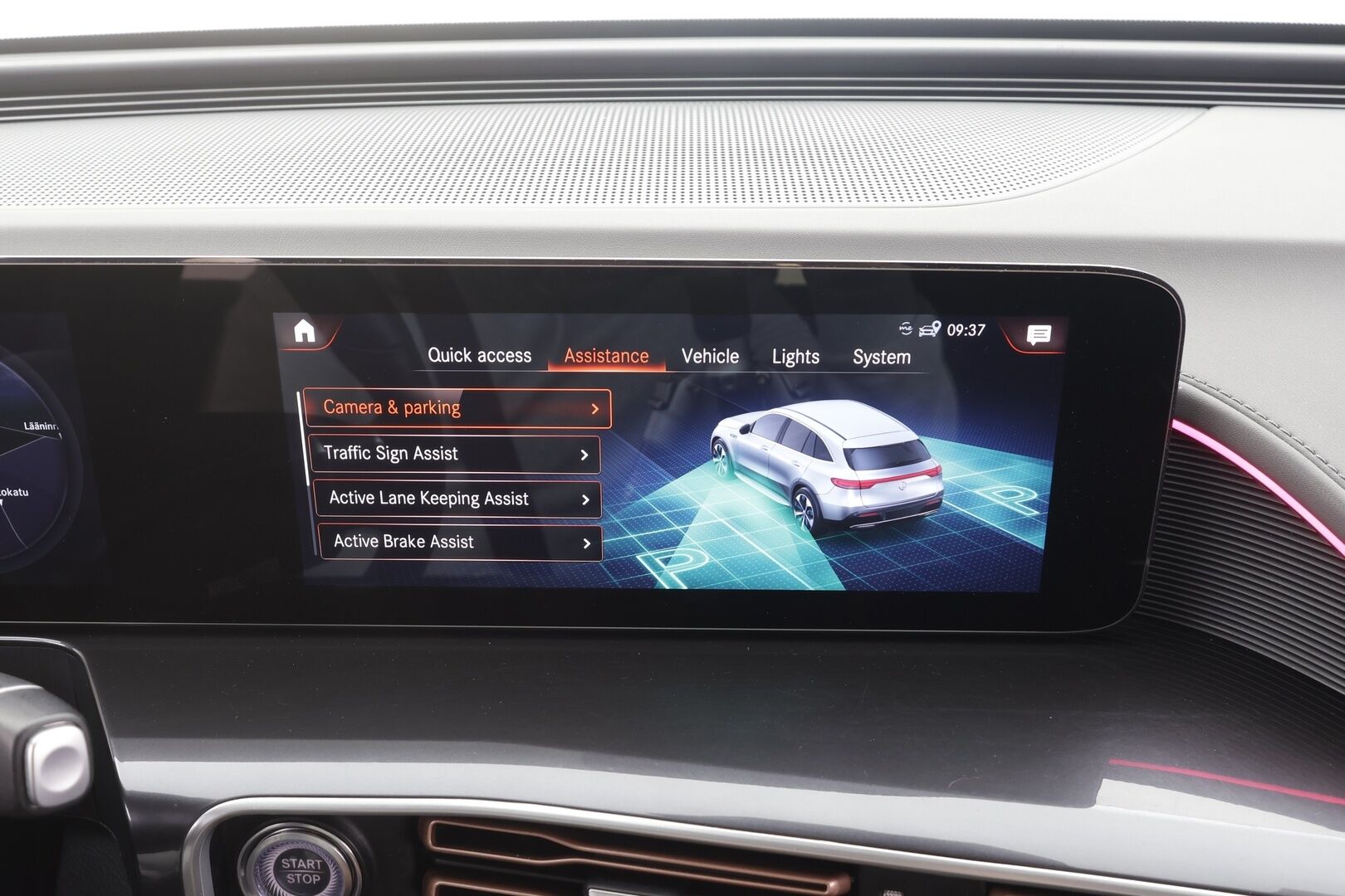MERCEDES-BENZ EQC 2022 Edition 4Matic - | Distronic+ | Koukku | Multibeam | Keyless | P.kamera | Widescreen | Sporttipenkit | Navi | Akustiikkalasit | Kahdet renkaat aluvanteilla | Merkkihuollettu | 