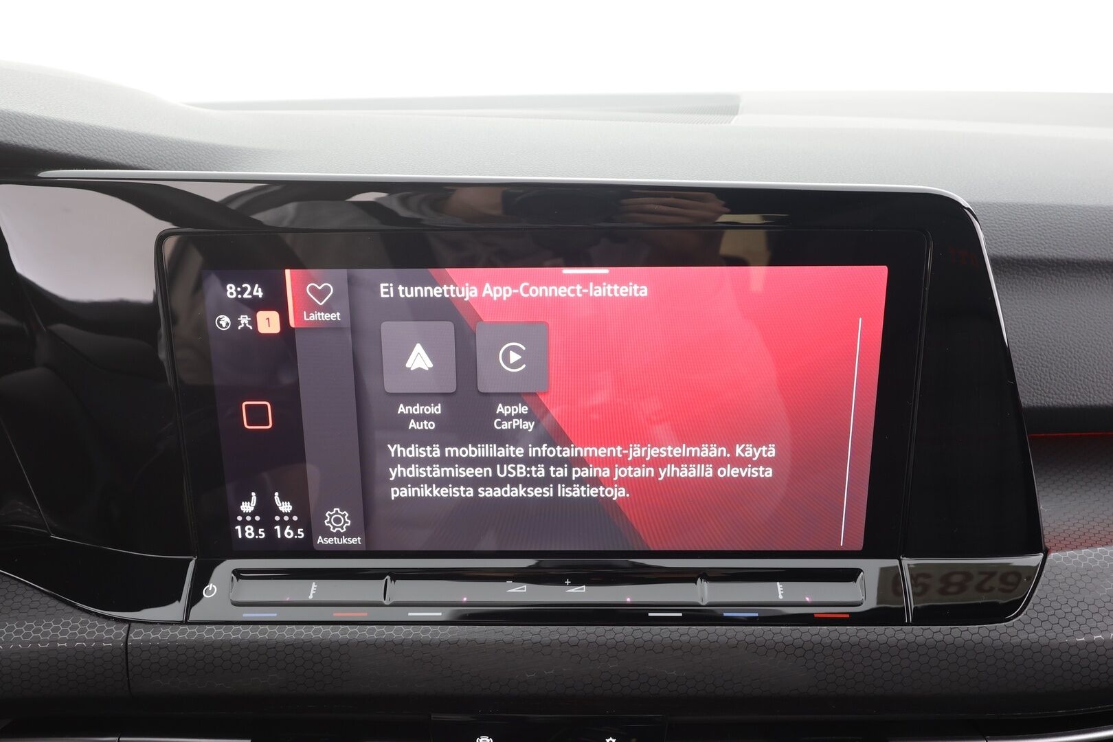 VOLKSWAGEN GOLF 2024 GTI 2,0 TSI 180 kW DSG-automaatti - Adapt.Vakkari | Peruutuskamera | Facelift | LED | Digimittari | ALV | Navi | KeylessGo | Näyttävä!