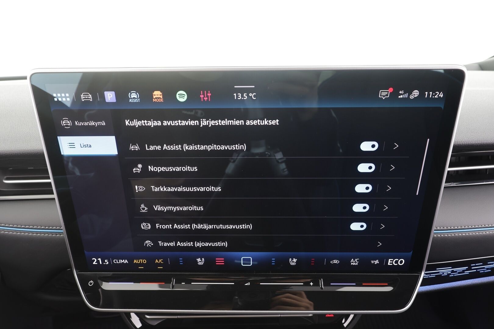 VOLKSWAGEN ID.7 2024 Pro 82kWh 210kW - | ACC | HUD | H&K | Ilm. Sporttipenkit muistilla | 360° | Matrix | Koukku | Travel assist | Nahka-alcantara | Ambient | 