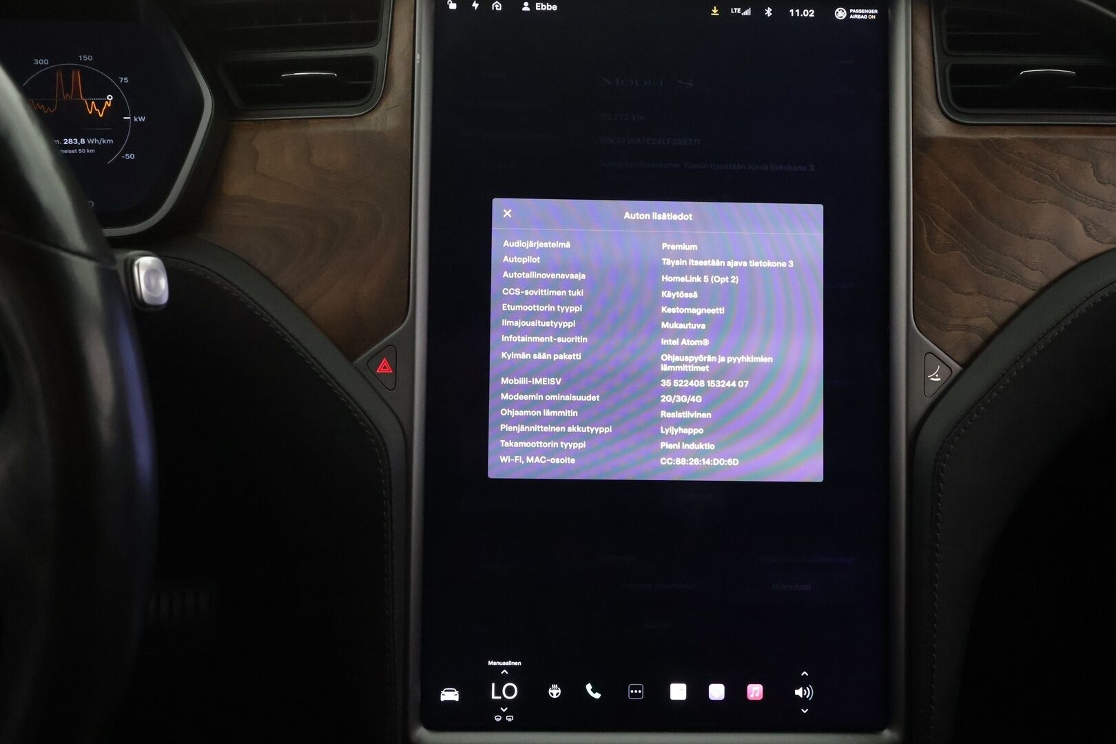 TESLA MODEL S 2020 Long Range Raven AWD - EAP | Ilma-alusta | ACC | Lasikatto | Kamera | Muistipenkki | Premium audio | LED | Kaistavahti | Keyless | Kahdet Teslan vanteet | Puhdas Carvertical