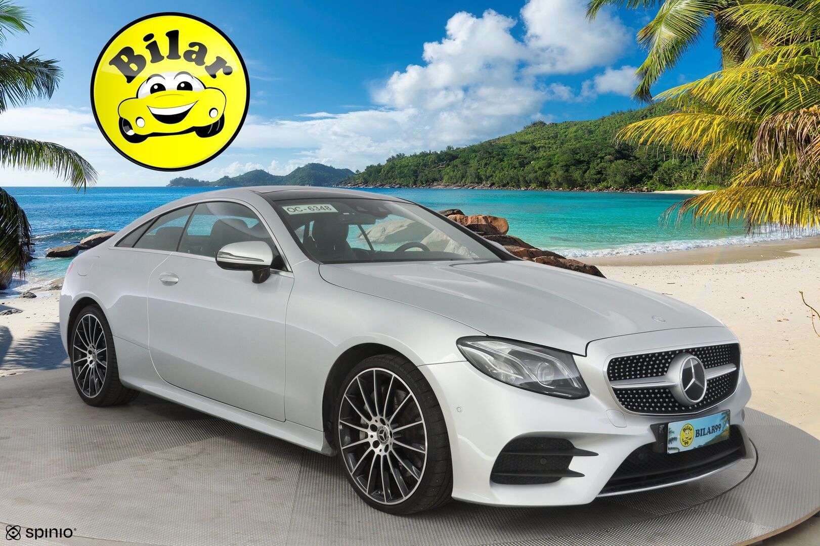 MERCEDES-BENZ E 2017 300 A Coupe AMG  -  Distronic+ | Sporttinahat muistilla | Multibeam LED | Kattoluukku | P.kamera | Steering pilot | Ambient | Navi | Kahdet renkaat vanteilla |