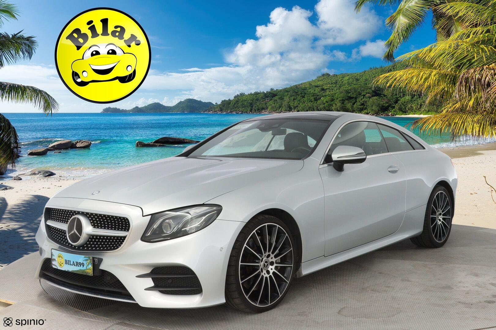 MERCEDES-BENZ E 2017 300 A Coupe AMG  -  Distronic+ | Sporttinahat muistilla | Multibeam LED | Kattoluukku | P.kamera | Steering pilot | Ambient | Navi | Kahdet renkaat vanteilla |