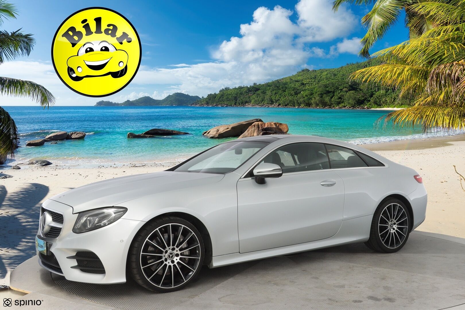 MERCEDES-BENZ E 2017 300 A Coupe AMG  -  Distronic+ | Sporttinahat muistilla | Multibeam LED | Kattoluukku | P.kamera | Steering pilot | Ambient | Navi | Kahdet renkaat vanteilla |