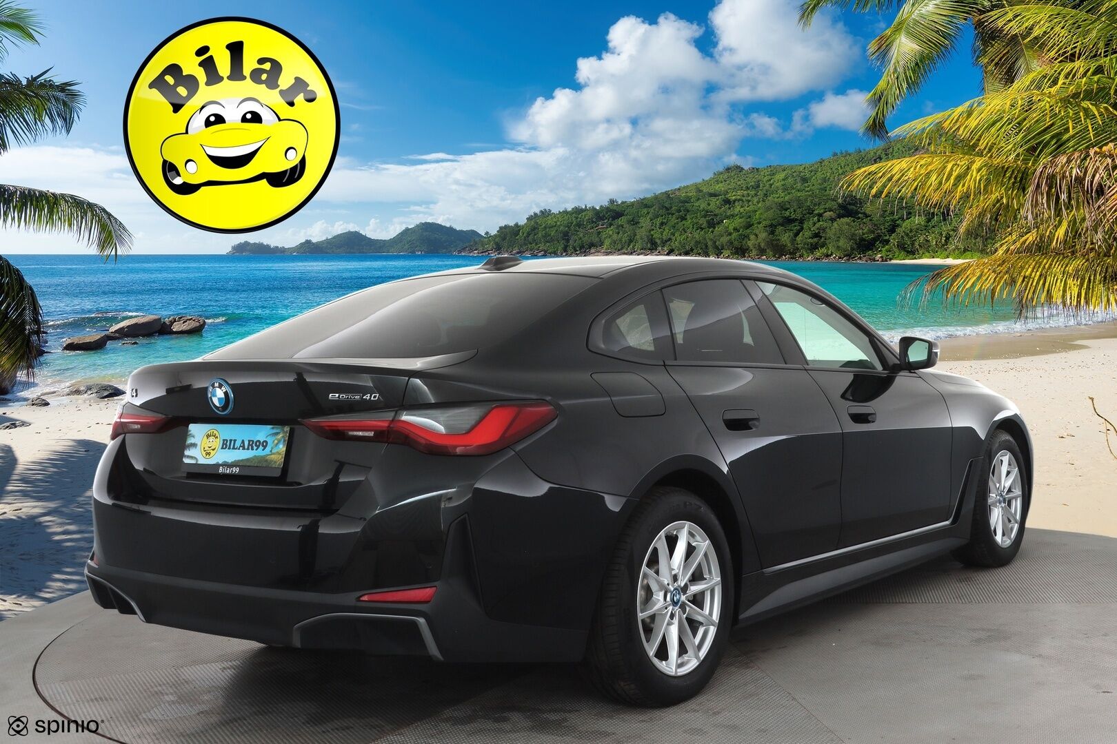 BMW I4 2022 eDrive40 Gran Coupé - | ACC | Koukku | HUD | Laser-LED | Sporttipenkit | P.Kamera | Akuston esilämmitys | Sähköluukku | Navi | Ratinlämmitin | Kahdet renkaat aluvanteilla | Hyvät varusteet |