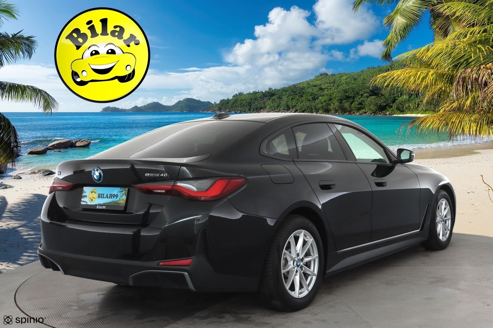 BMW I4 2022 eDrive40 Gran Coupé - | ACC | Koukku | HUD | Laser-LED | Sporttipenkit | P.Kamera | Akuston esilämmitys | Sähköluukku | Navi | Ratinlämmitin | Kahdet renkaat aluvanteilla | Hyvät varusteet |