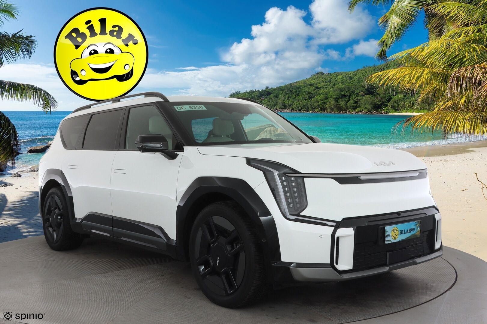 KIA EV9 2024 GT-Line AWD 99,8kWh 384hv 6P - | ACC | HUD | ILP | Meridian | Mukavuusistuimet | 360° | Ilmastoidut nahat | Akuston esilämmitys | LED | Navi | Keyless | Ratinlämmitin | Merkkihuollettu | ALV | Huippuvarusteet |