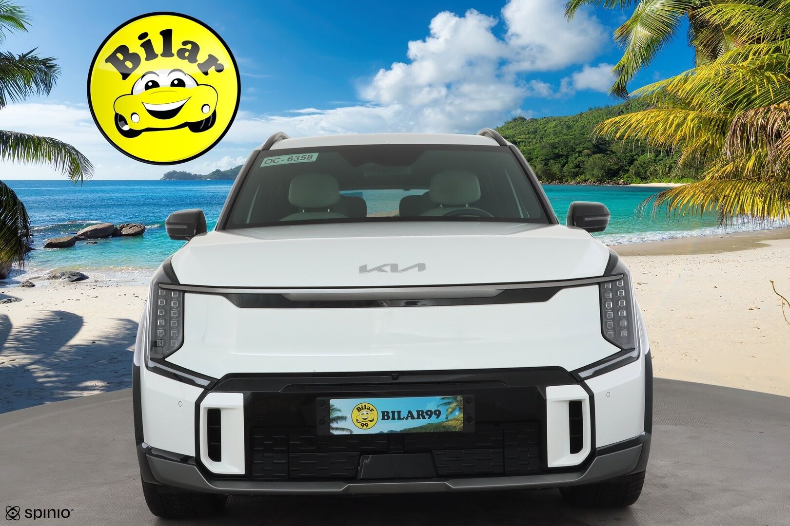 KIA EV9 2024 GT-Line AWD 99,8kWh 384hv 6P - | ACC | HUD | ILP | Meridian | Mukavuusistuimet | 360° | Ilmastoidut nahat | Akuston esilämmitys | LED | Navi | Keyless | Ratinlämmitin | Merkkihuollettu | ALV | Huippuvarusteet |