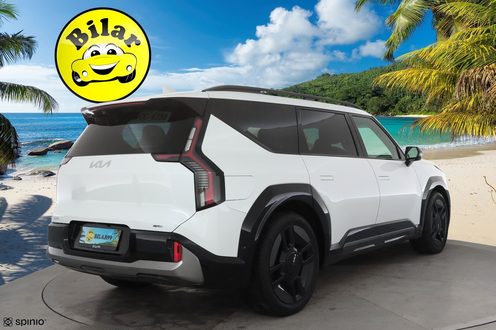 KIA EV9 2024 GT-Line AWD 99,8kWh 384hv 6P - | ACC | HUD | ILP | Meridian | Mukavuusistuimet | 360° | Ilmastoidut nahat | Akuston esilämmitys | LED | Navi | Keyless | Ratinlämmitin | Merkkihuollettu | ALV | Huippuvarusteet |