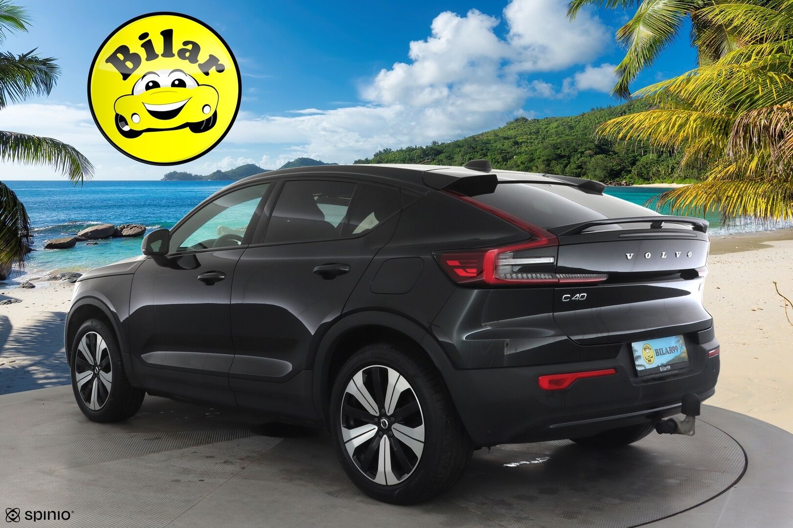 Volvo C40 2023 Recharge Twin Plus  - | ACC | ILP | Koukku | Lasikatto | P.Kamera | Muistipenkki | LED | Navi | BLIS | Keyless | Ratinlämmitin | ALV | Kahdet renkaat aluvanteilla | Merkkihuollettu | 