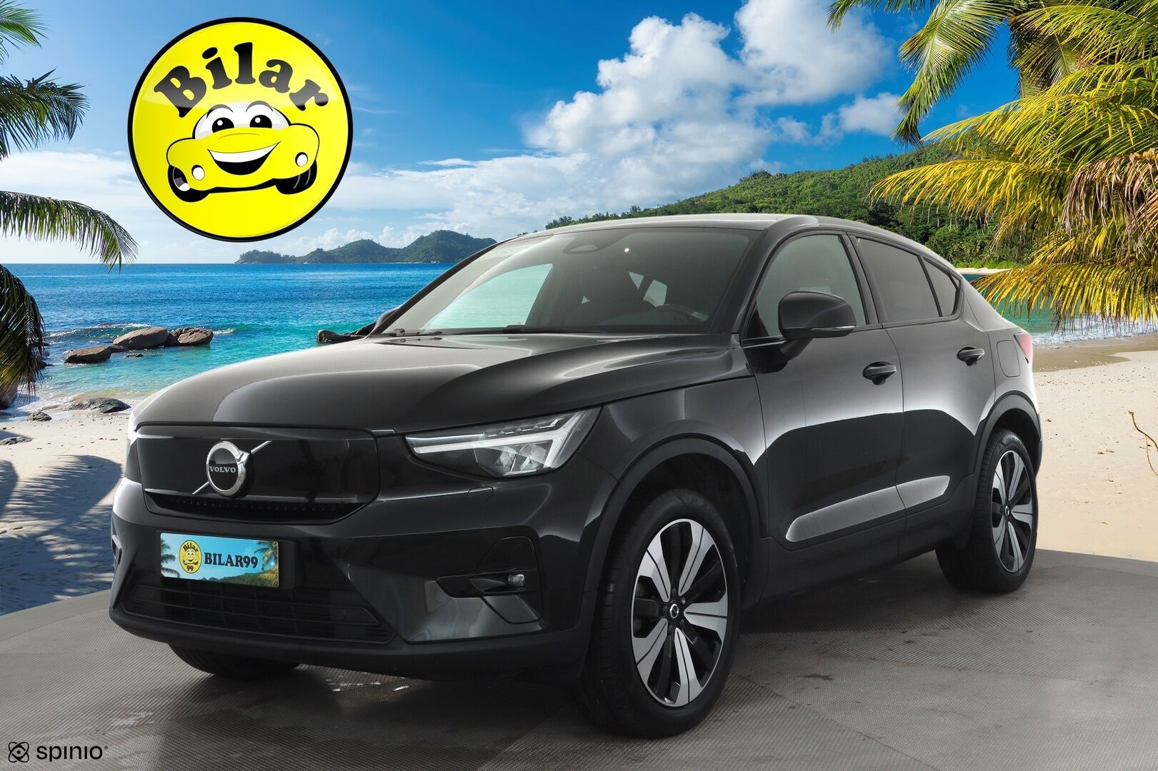 Volvo C40 2023 Recharge Twin Plus  - | ACC | ILP | Koukku | Lasikatto | P.Kamera | Muistipenkki | LED | Navi | BLIS | Keyless | Ratinlämmitin | ALV | Kahdet renkaat aluvanteilla | Merkkihuollettu | 