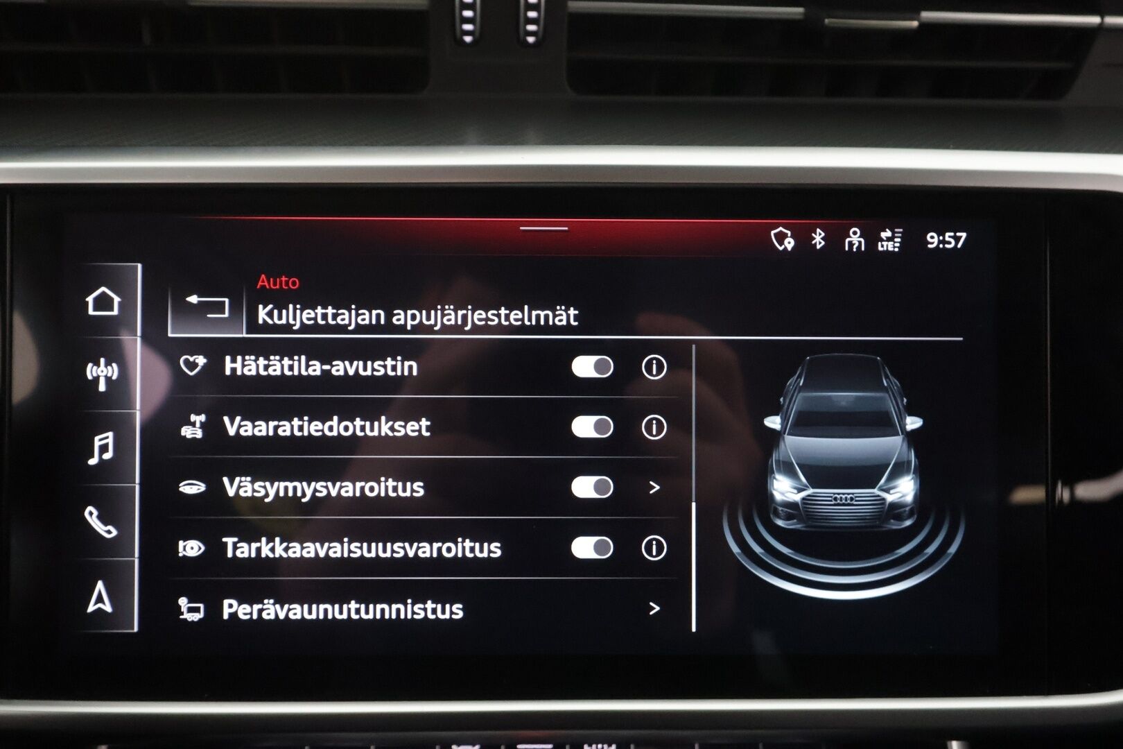AUDI A6 2024 Avant 50 TFSI e quattro - | B&O | ACC | P.Kamera | Koukku | Matrix | Facelift | Sporttipenkit | Kaistavahti | Navi | Digimittaristo | Merkkihuollot | Kahdet renkaat |