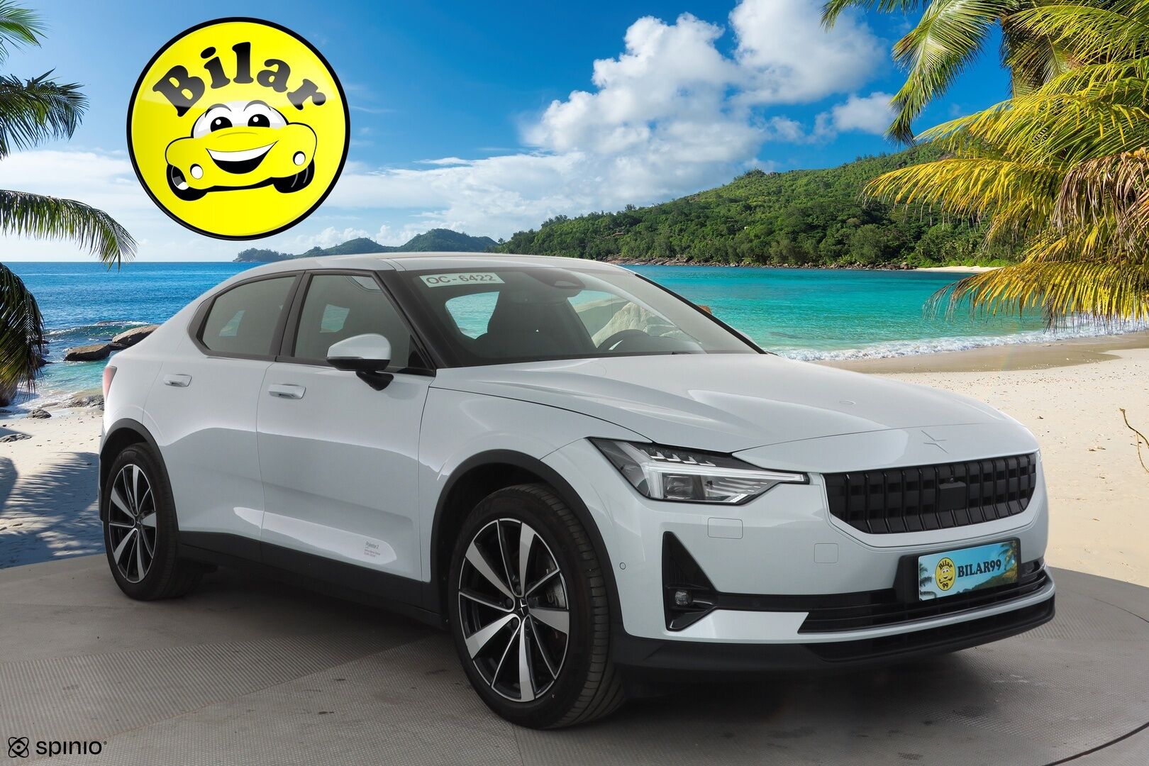 POLESTAR 2 2021 Long Range Dual Motor, 300kW, 78kWh - | Pilot&Plus | Koukku | Pixel-LED | 360° | Lasikatto | Harman/Kardon | Muistipenkki | Sporttipenkit | BLIS | 2x polestar alut | Merkkihuollot | 