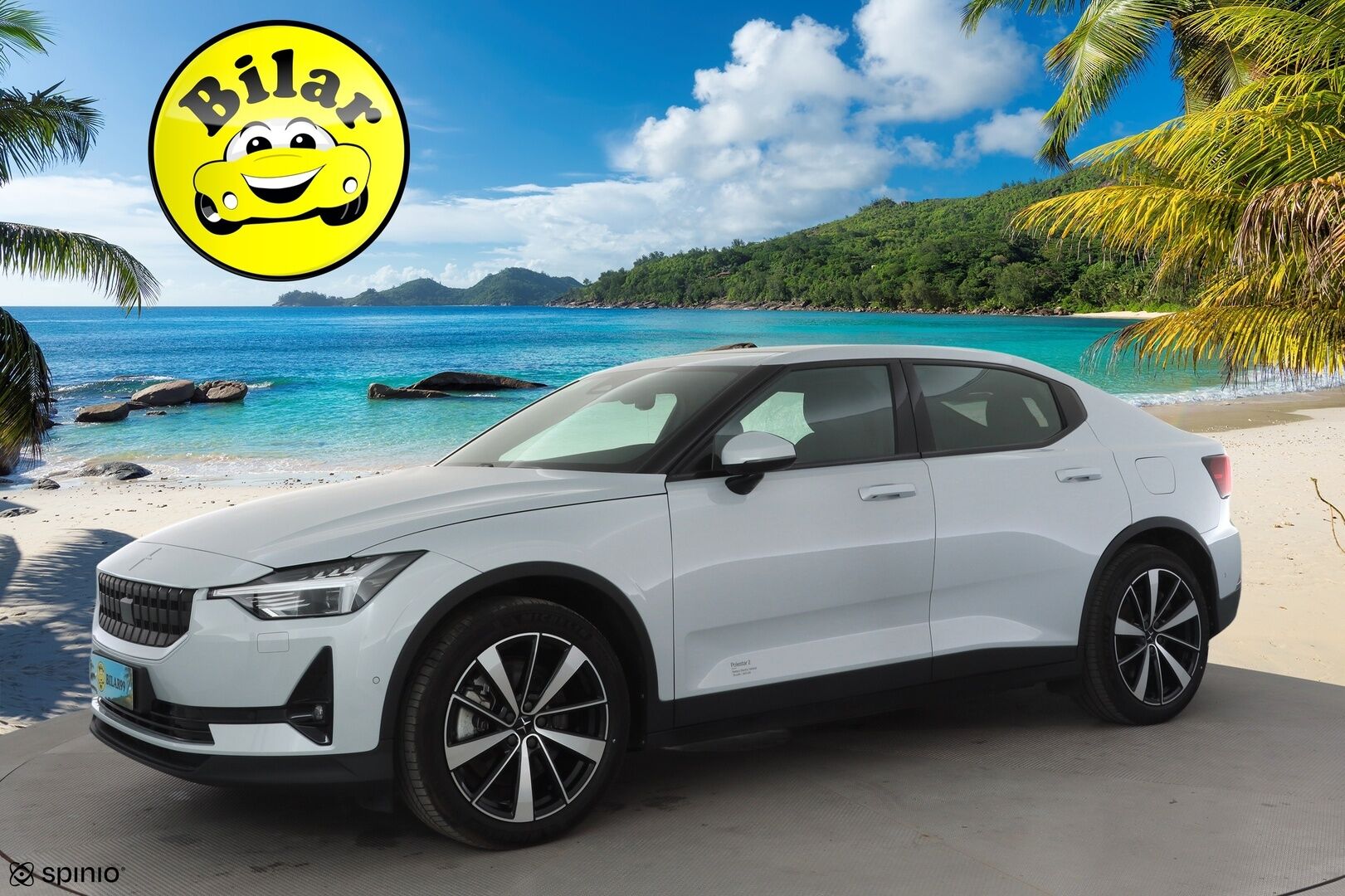 POLESTAR 2 2021 Long Range Dual Motor, 300kW, 78kWh - | Pilot&Plus | Koukku | Pixel-LED | 360° | Lasikatto | Harman/Kardon | Muistipenkki | Sporttipenkit | BLIS | 2x polestar alut | Merkkihuollot | 
