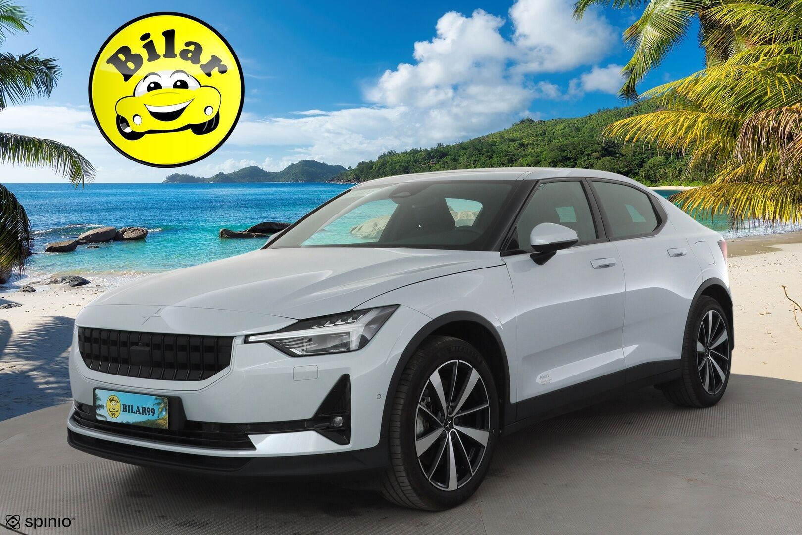 POLESTAR 2 2021 Long Range Dual Motor, 300kW, 78kWh - | Pilot&Plus | Koukku | Pixel-LED | 360° | Lasikatto | Harman/Kardon | Muistipenkki | Sporttipenkit | BLIS | 2x polestar alut | Merkkihuollot | 