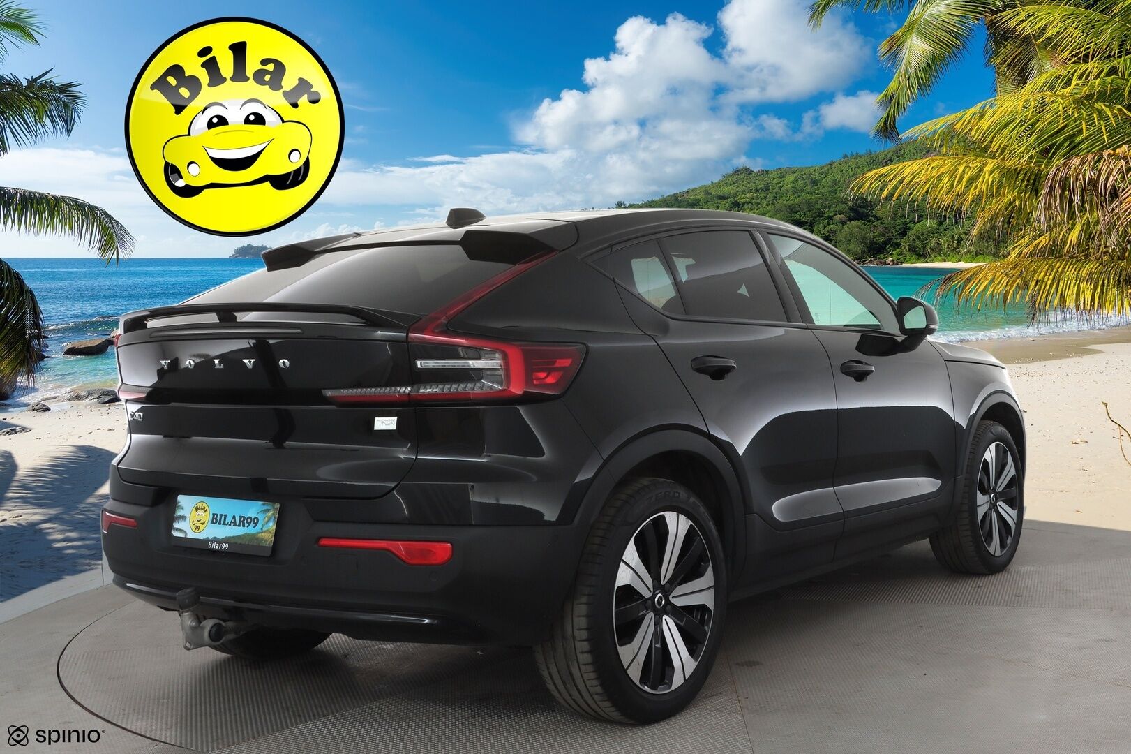 Volvo C40 2023 Recharge Twin Motor Ultimate - | ACC | ILP | Koukku | Harman/Kardon | 360° | Muistipenkki | Lasikatto | Keyless | Sporttipenkit | BLIS | Pilot assist | Merkkihuollot | ALV | 