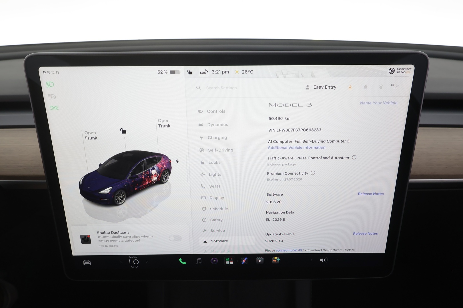 Tesla Model 3 2023 RWD - | ILP | Lasikatto | ACC | Matrix-LED | P.Kamera | Muistipenkki | Premium Speakers | Navi | Kaistavahti | Keyless |