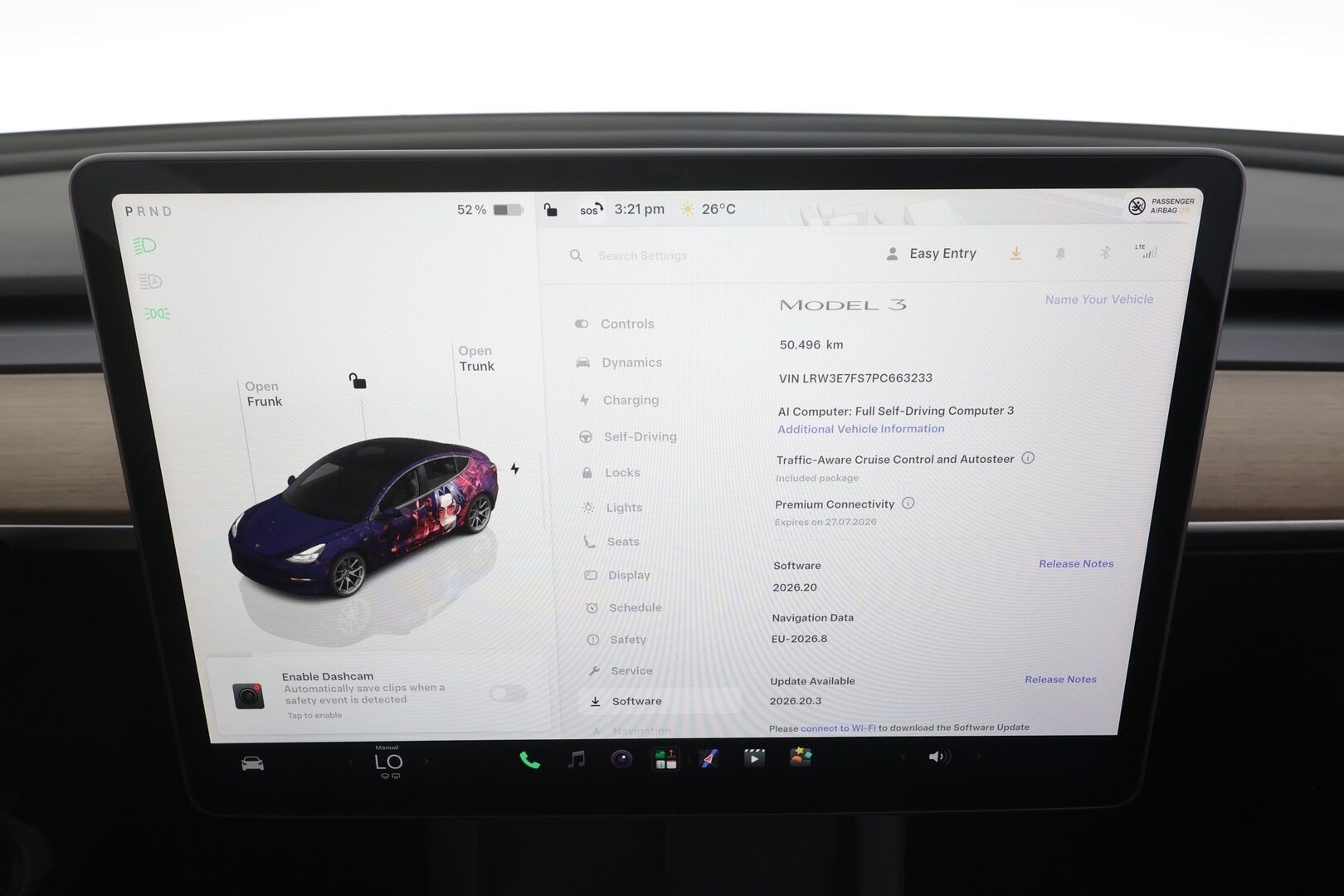 Tesla Model 3 2023 RWD - | ILP | Lasikatto | ACC | Matrix-LED | P.Kamera | Muistipenkki | Premium Speakers | Navi | Kaistavahti | Keyless |
