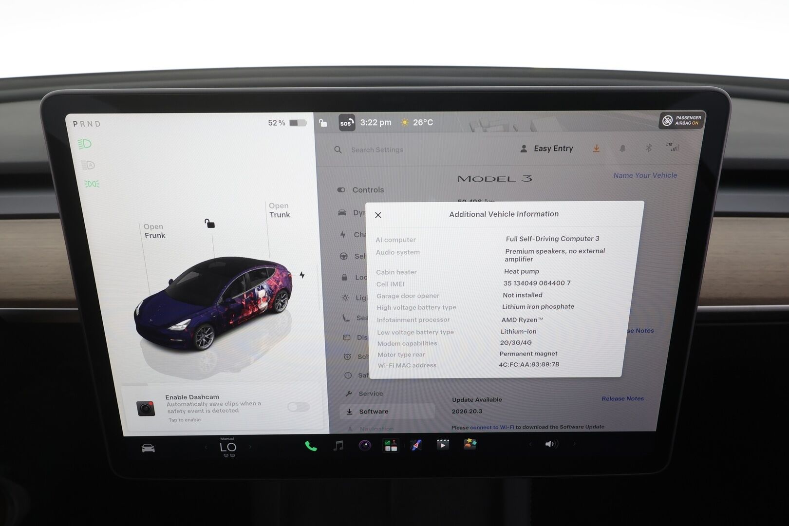 Tesla Model 3 2023 RWD - | ILP | Lasikatto | ACC | Matrix-LED | P.Kamera | Muistipenkki | Premium Speakers | Navi | Kaistavahti | Keyless |