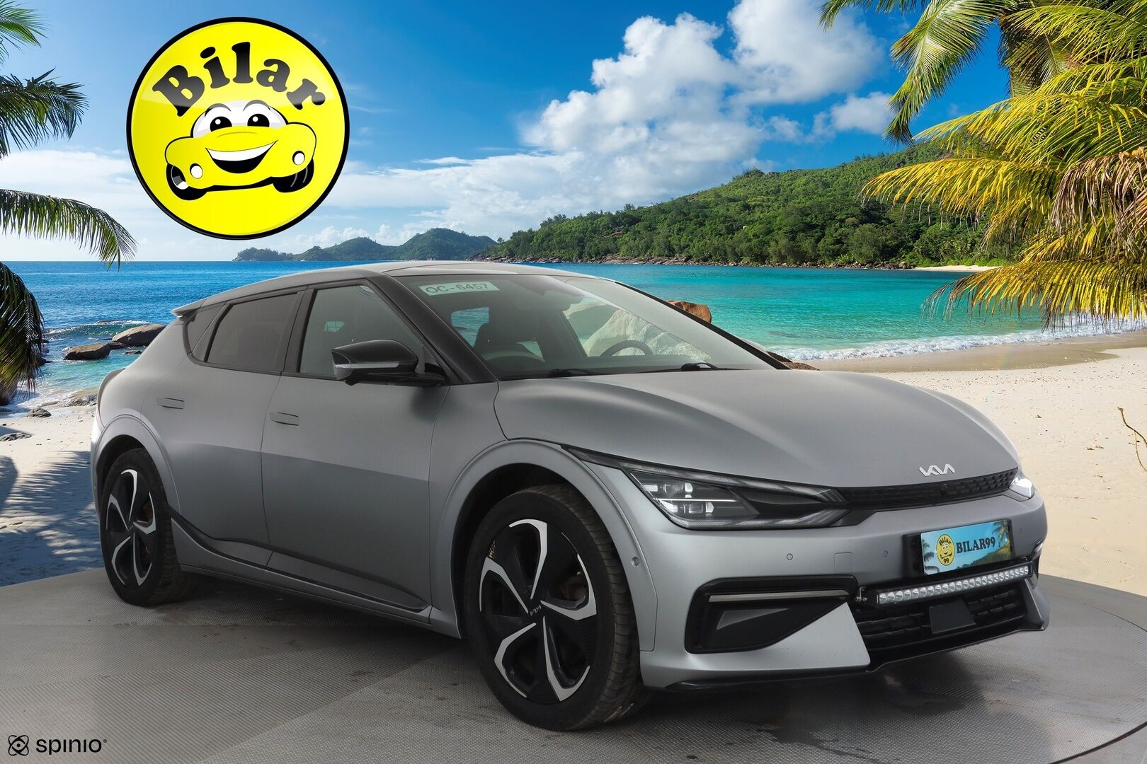 KIA EV6 2022 GT-Line AWD 77 kWh 325 hv - | HUD | ILP | ACC | Meridian | Ilmastoitu Muistipenkki | 360 | Lasikattoluukku | LED | Navi | Kaistavahti | Katveavustin | Keyless | Kahdet renkaat | Merkkihuollot |