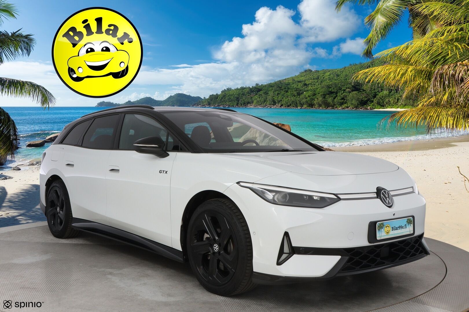 Volkswagen ID.7 2024 Tourer GTX 4MOTION 250 kW Akku 86 kWh - Lämpöpumppu | Vetokoukku | ACC | iQ Matrix LED | HUD | 360-Kamera   | Ratinlämmitys | KeylessGo | Travel Assist | 2x Renkaat Aluvantein!
