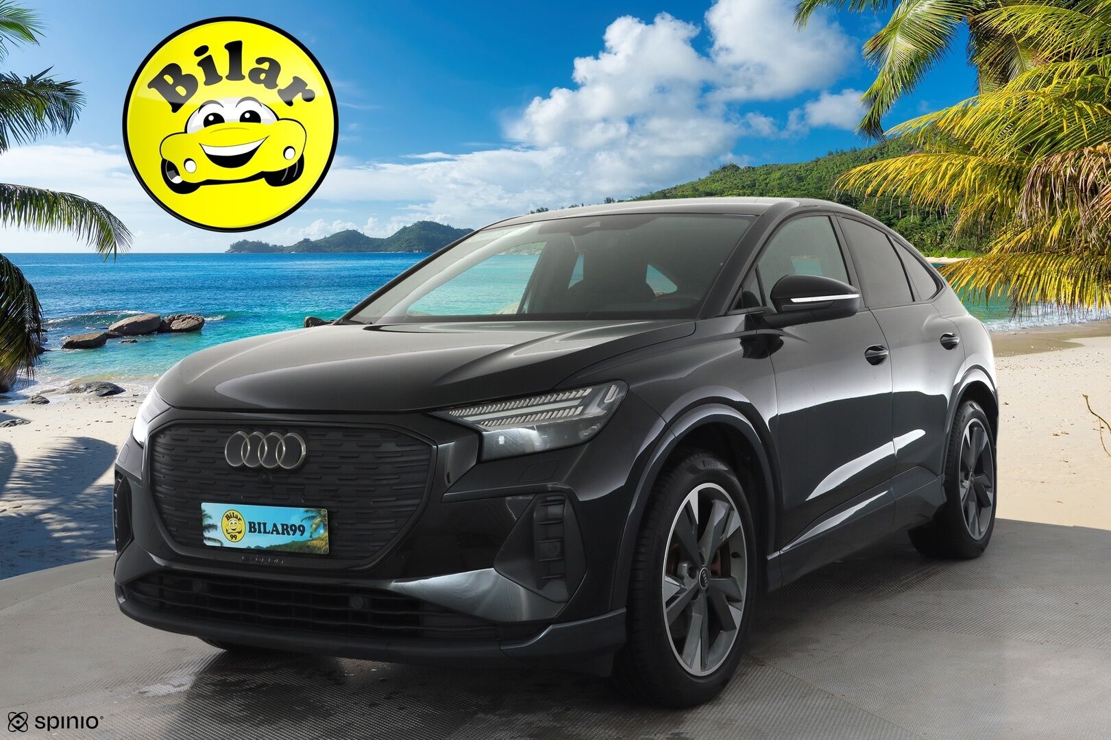 AUDI Q4 E-TRON 2024 50 e-tron quattro Sportback - | ILP | Koukku | ACC | Matrix-LED | P.Kamera | Sporttipenkit | Kaistavahti | 2x Latauskaapelit | Kahdet renkaat | Merkkihuollot |