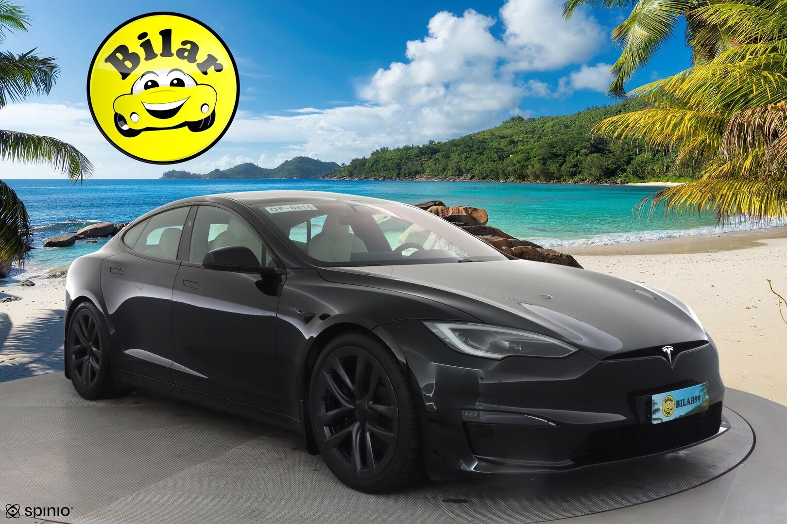 TESLA MODEL S 2023 100kWh Long Range AWD - | Koukku | Ilma-alusta | ILP | ACC | Matrix-LED | Lasikatto | P.Kamera | Ilmastoitu Muistipenkki | Premium Audio | Navi | Keyless  | 2x Latauskaapelit | Kahdet renkaat |