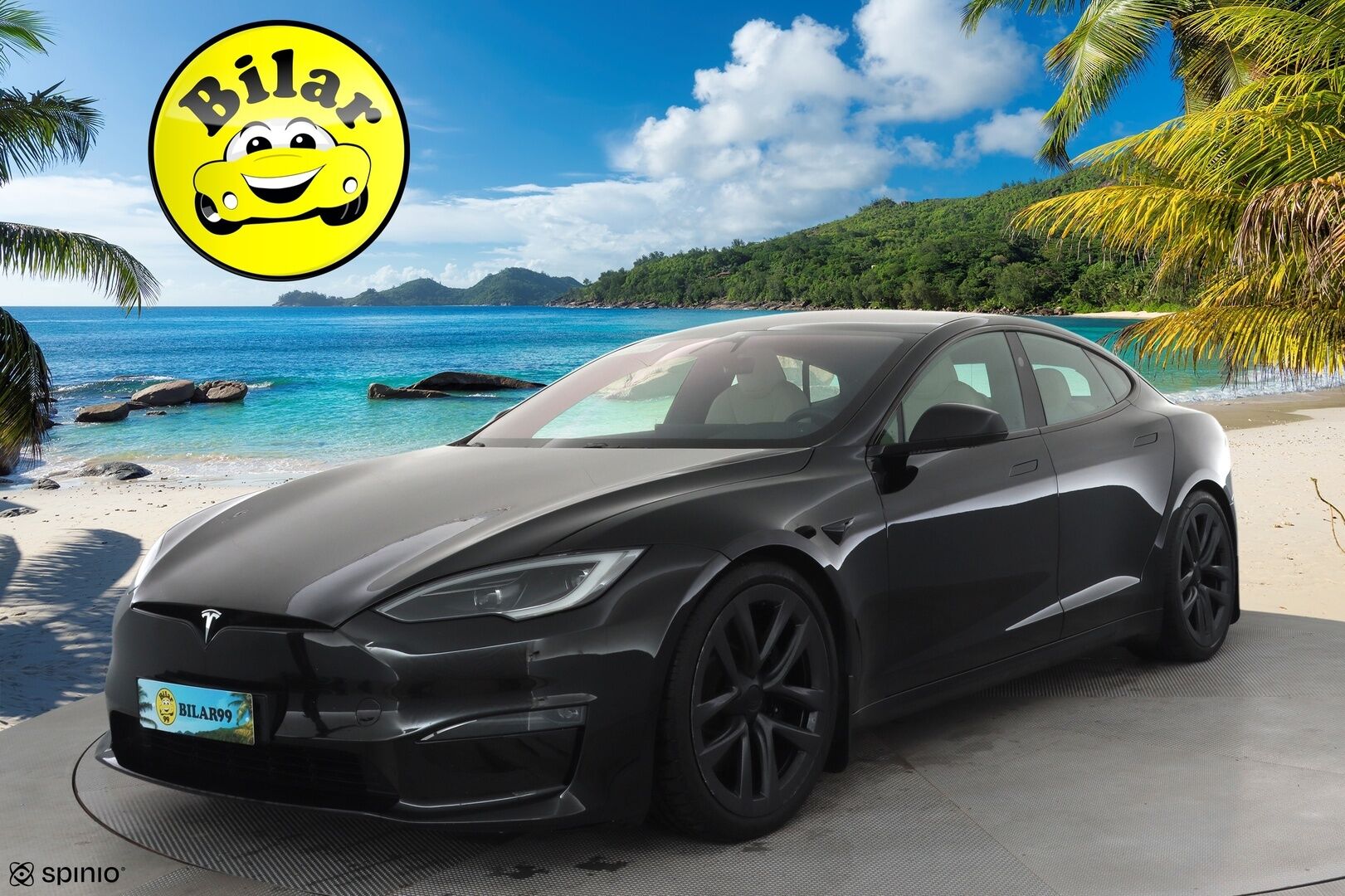 TESLA MODEL S 2023 100kWh Long Range AWD - | Koukku | Ilma-alusta | ILP | ACC | Matrix-LED | Lasikatto | P.Kamera | Ilmastoitu Muistipenkki | Premium Audio | Navi | Keyless  | 2x Latauskaapelit | Kahdet renkaat |
