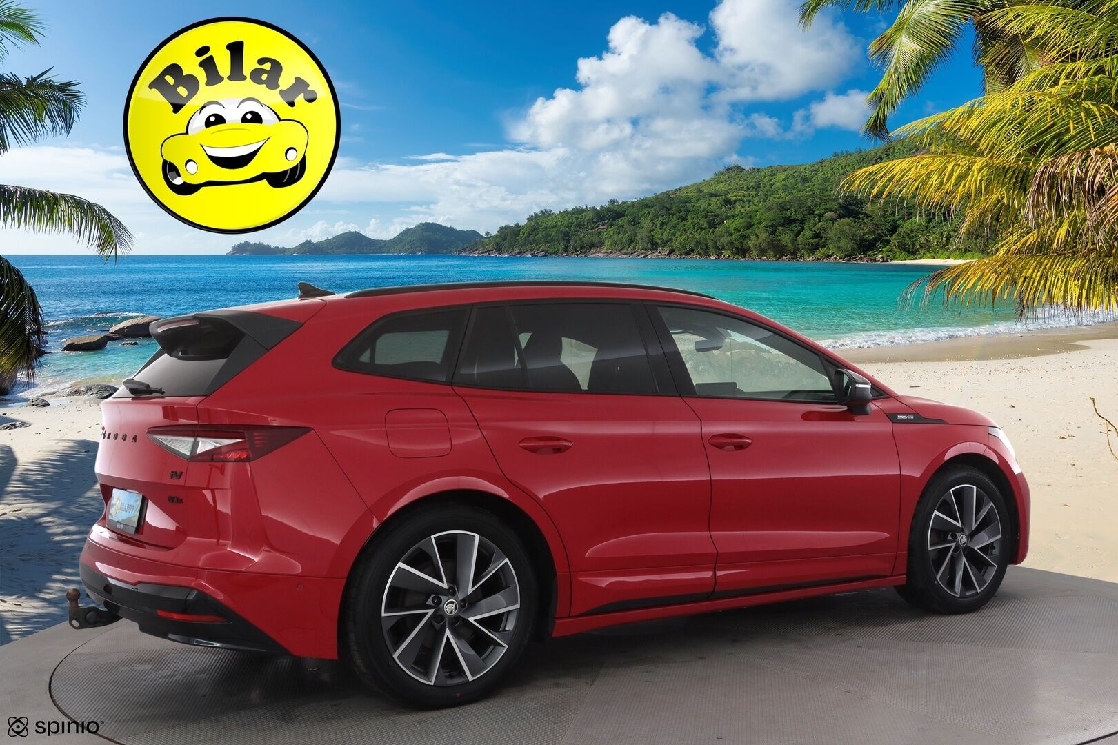 Skoda Enyaq 2022 80x 4x4 SportLine iV - | ACC | ILP | HUD | Koukku | Muistipenkki | Matrix | Crystal Face | Travel Assist | Nahka-alcantara | P.kamera | Keyless | Merkkihuollot | 2x renkaat aluin |