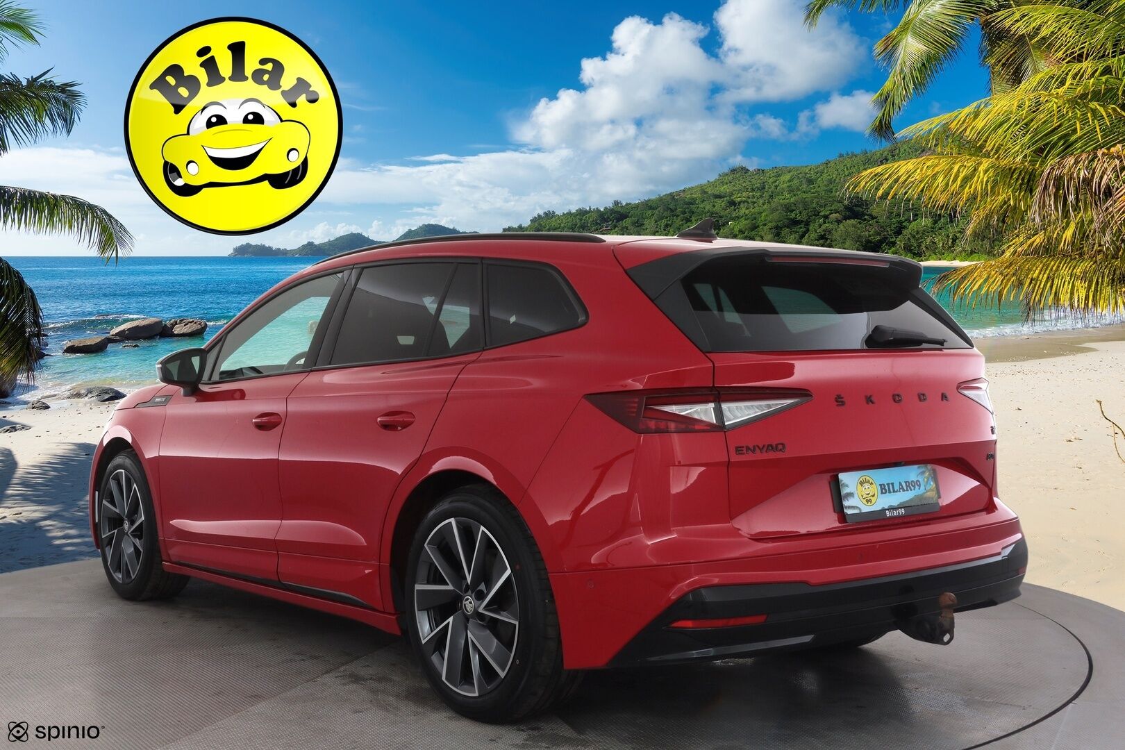 Skoda Enyaq 2022 80x 4x4 SportLine iV - | ACC | ILP | HUD | Koukku | Muistipenkki | Matrix | Crystal Face | Travel Assist | Nahka-alcantara | P.kamera | Keyless | Merkkihuollot | 2x renkaat aluin |