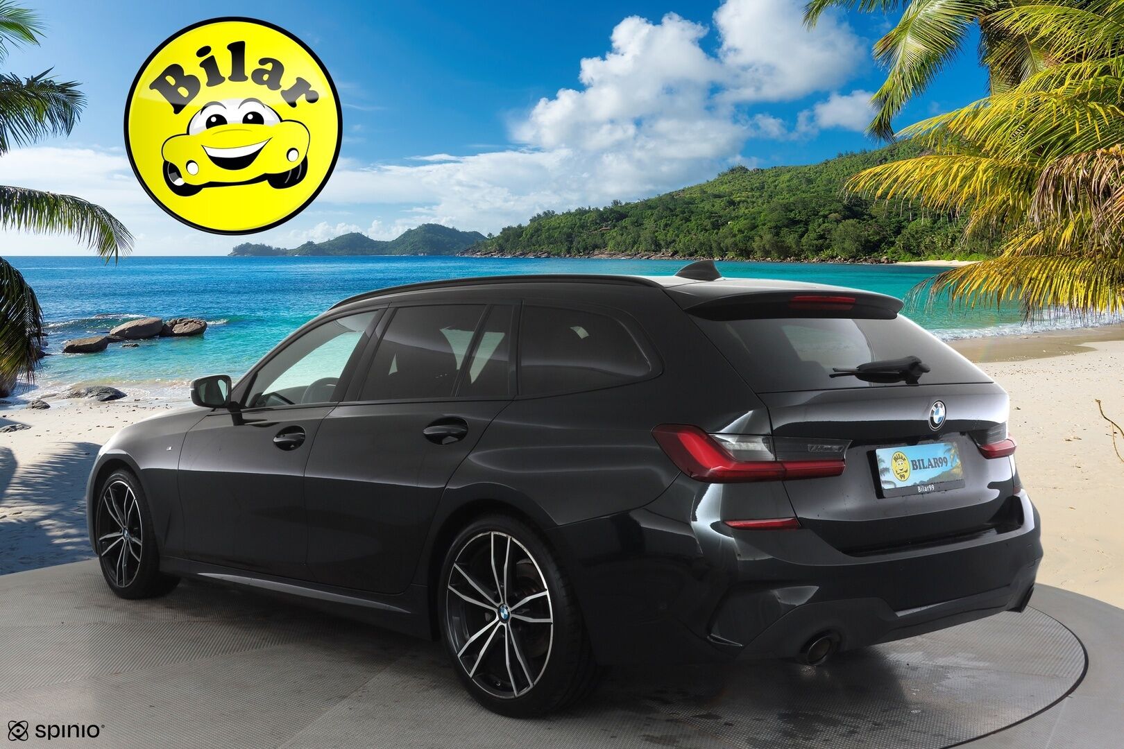 BMW 318 2022 G21 Touring 318i A Business M Sport - Sporttinahat | HiFi | Merkkihuollot | Vakkari | Apple&Android | Peruutuskamera | Digimittari | Shadowline