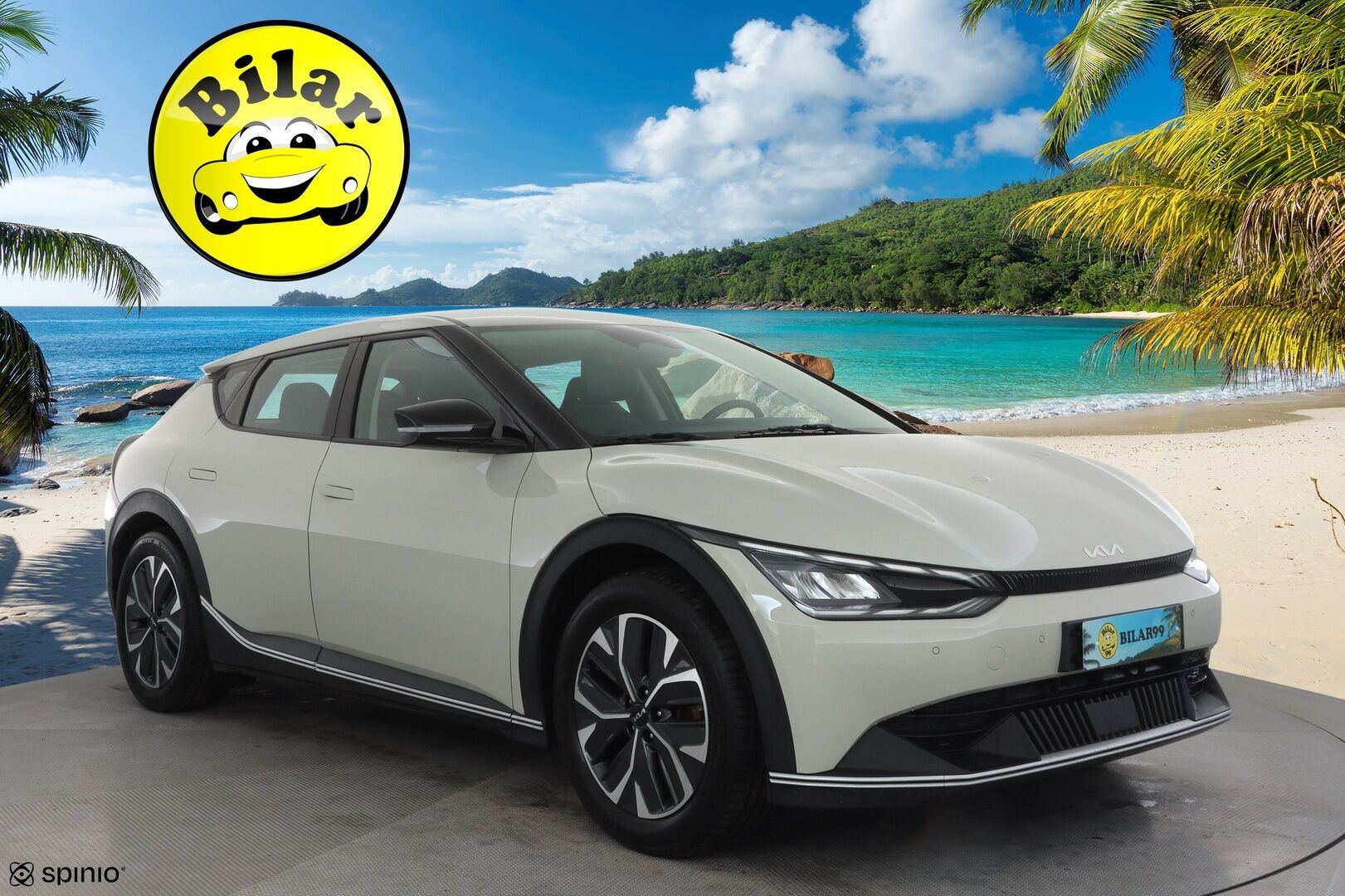 KIA EV6 2023 RWD 77 kWh 229 hv - | ACC | ILP | LED | P.Kamera | Ratinlämmitys | Puolinahat | Widescreen | Apple&Android | Merkkihuollettu | Kahdet Renkaat |