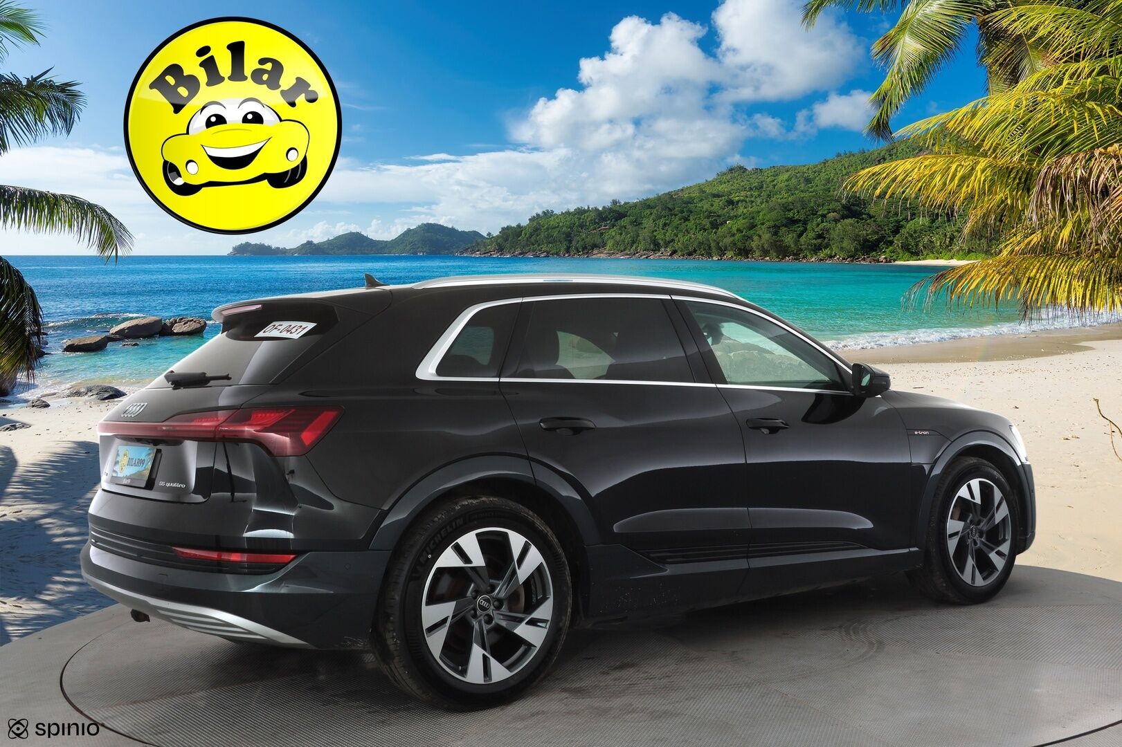 AUDI E-TRON 2023 95kWh 55 Quattro 408hv - | ACC | Lisälämmitin | Koukku | Muistipenkki | P.Kamera | Sporttinahat | Apple&Android | Merkkihuollettu | Kahdet Renkaat | Koti & Kauppalaturi |