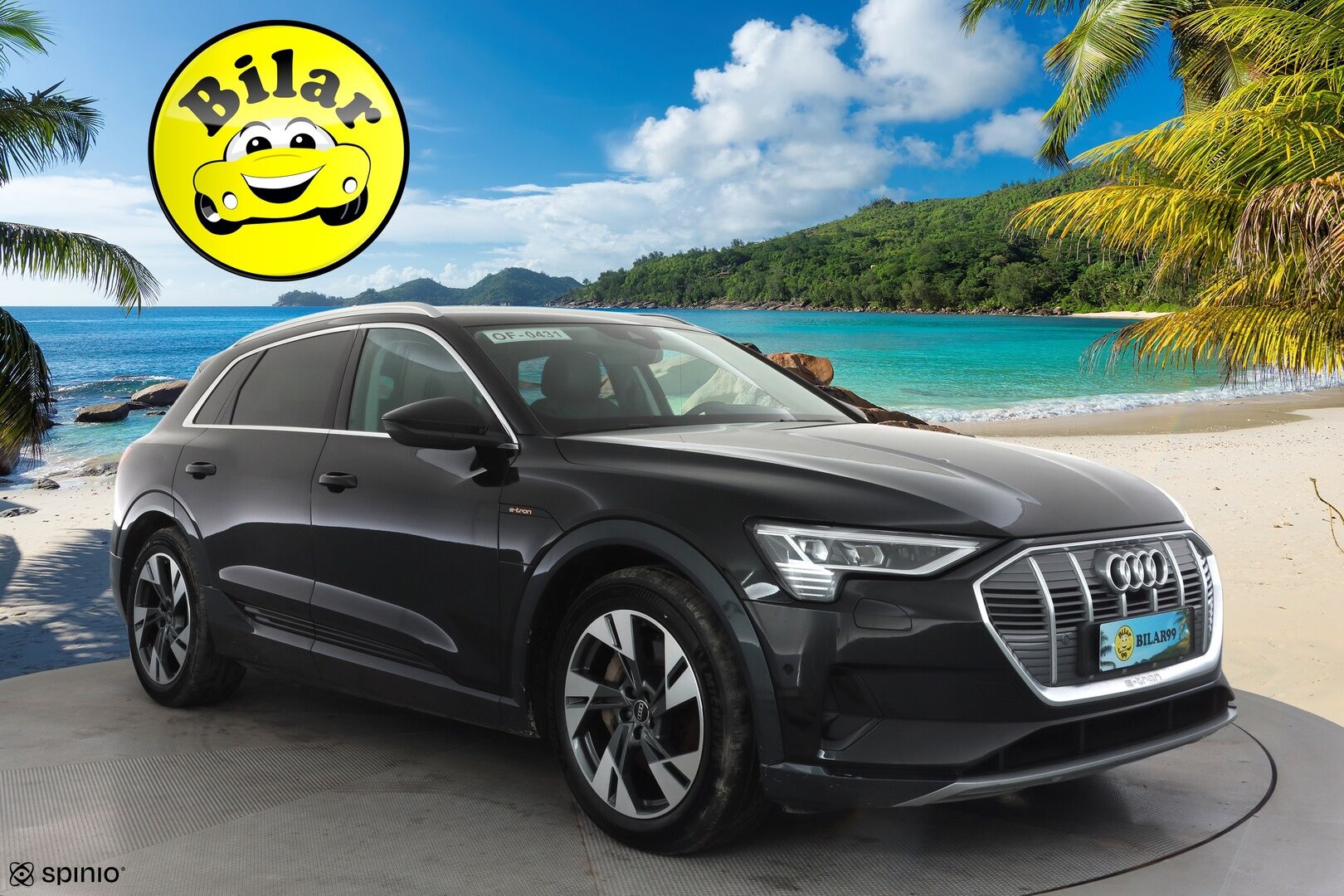 AUDI E-TRON 2023 95kWh 55 Quattro 408hv - | ACC | Lisälämmitin | Koukku | Muistipenkki | P.Kamera | Sporttinahat | Apple&Android | Merkkihuollettu | Kahdet Renkaat | Koti & Kauppalaturi |