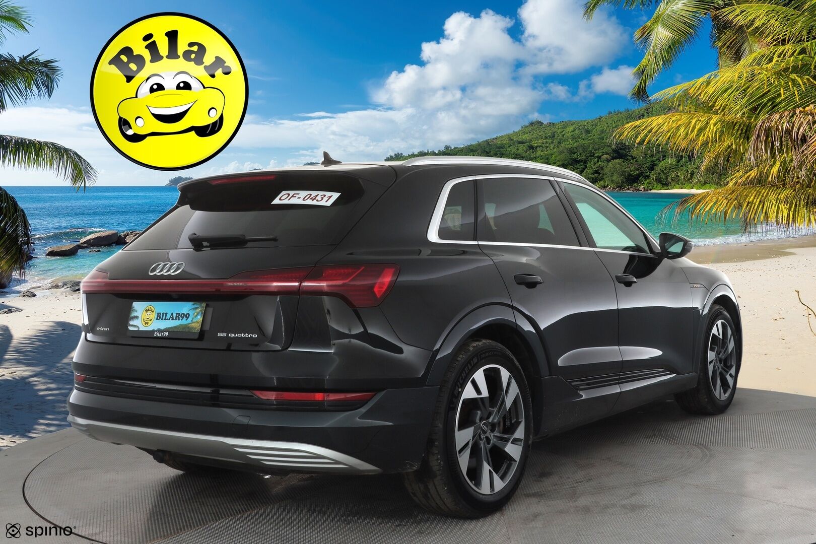 AUDI E-TRON 2023 95kWh 55 Quattro 408hv - | ACC | Lisälämmitin | Koukku | Muistipenkki | P.Kamera | Sporttinahat | Apple&Android | Merkkihuollettu | Kahdet Renkaat | Koti & Kauppalaturi |