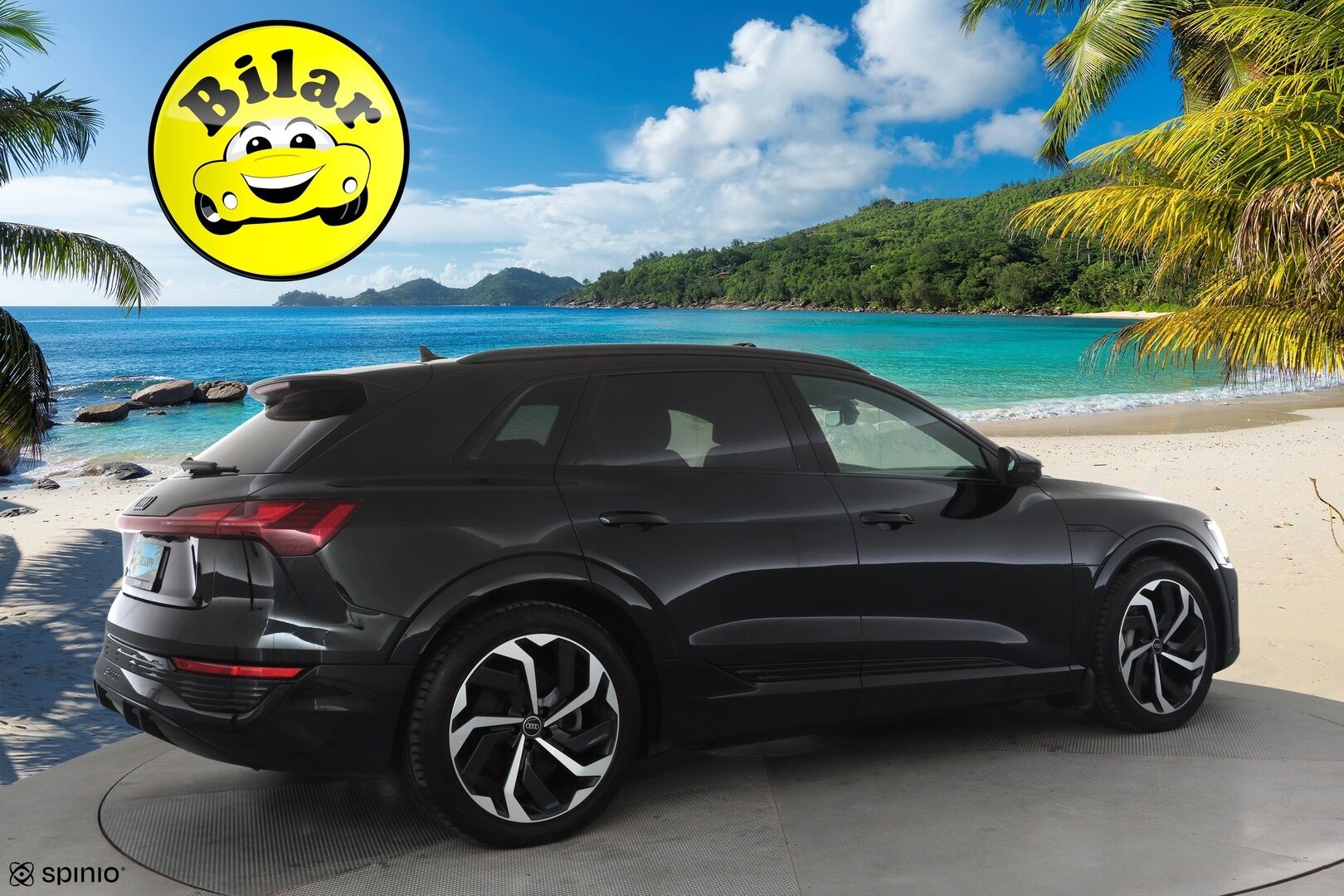 AUDI Q8 E-TRON 2024 55 Quattro S-Line - | ACC | Lisälämmitin | Koukku | Matrix-LED | Panorama | Ilma-alusta | B&O | Muistipenkki | 360-kamera | Keyless | Kahdet Renkaat | Merkkihuollettu |