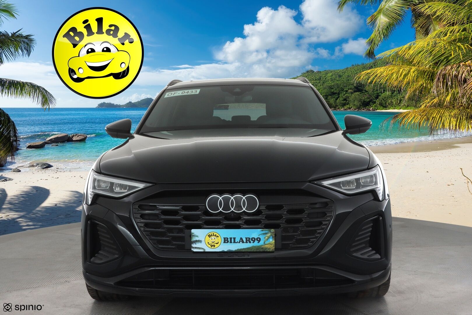 AUDI Q8 E-TRON 2024 55 Quattro S-Line - | ACC | Lisälämmitin | Koukku | Matrix-LED | Panorama | Ilma-alusta | B&O | Muistipenkki | 360-kamera | Keyless | Kahdet Renkaat | Merkkihuollettu |