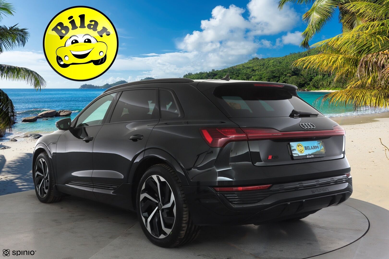 AUDI Q8 E-TRON 2024 55 Quattro S-Line - | ACC | Lisälämmitin | Koukku | Matrix-LED | Panorama | Ilma-alusta | B&O | Muistipenkki | 360-kamera | Keyless | Kahdet Renkaat | Merkkihuollettu |