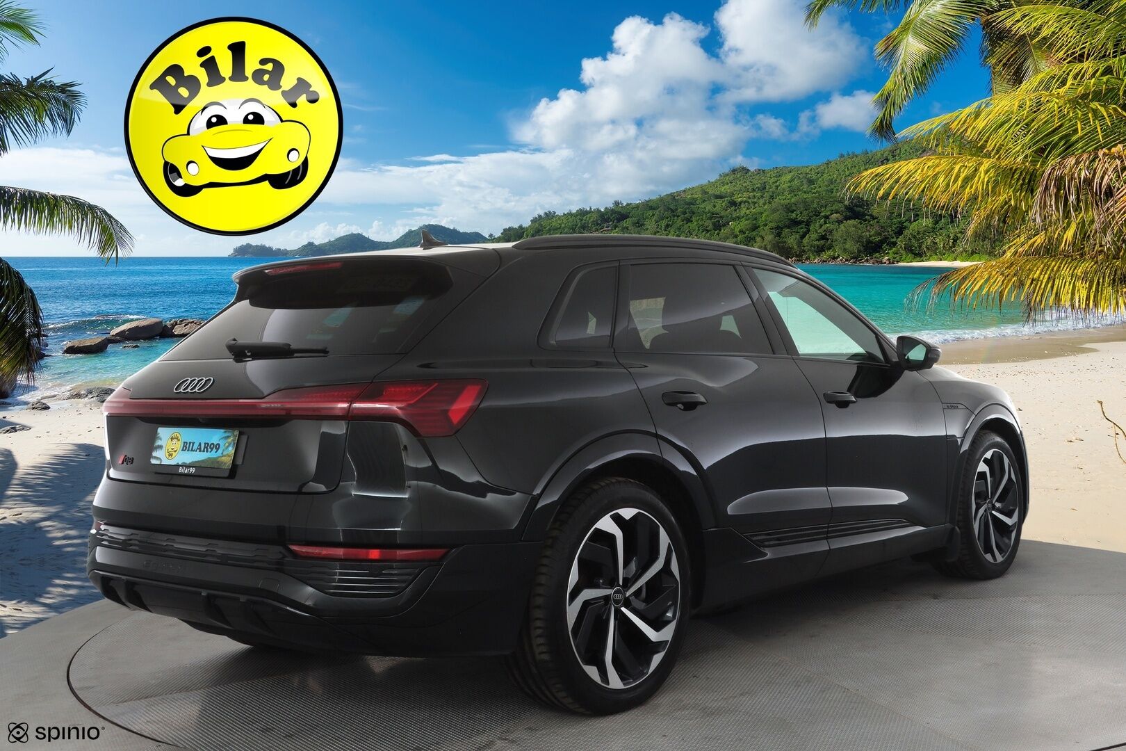 AUDI Q8 E-TRON 2024 55 Quattro S-Line - | ACC | Lisälämmitin | Koukku | Matrix-LED | Panorama | Ilma-alusta | B&O | Muistipenkki | 360-kamera | Keyless | Kahdet Renkaat | Merkkihuollettu |
