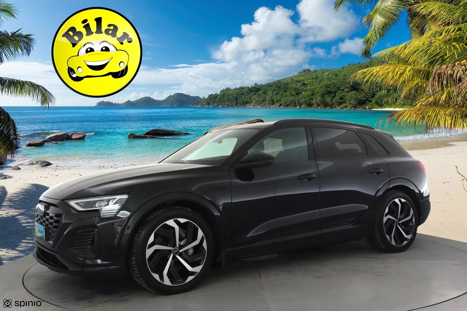 AUDI Q8 E-TRON 2024 55 Quattro S-Line - | ACC | Lisälämmitin | Koukku | Matrix-LED | Panorama | Ilma-alusta | B&O | Muistipenkki | 360-kamera | Keyless | Kahdet Renkaat | Merkkihuollettu |