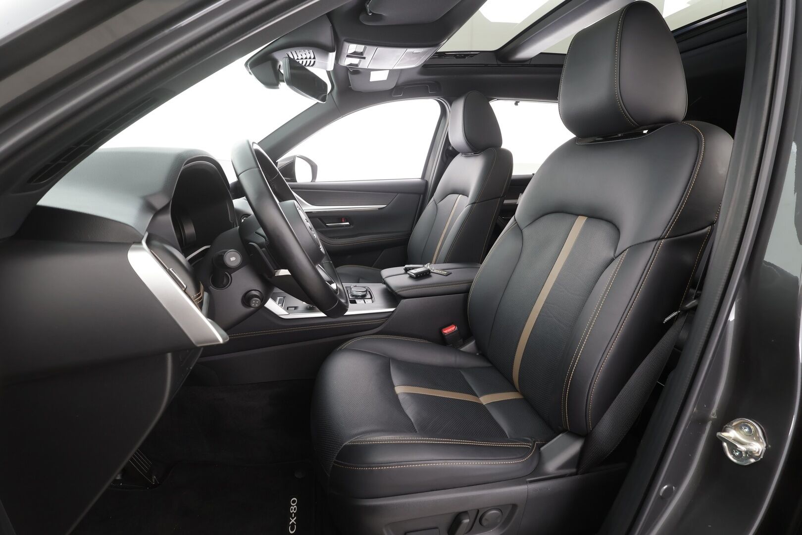 MAZDA CX-80 2024 Homura Plus 2.5 PHEV 8AT 7-paik. - ACC | Ilmastoidut sähkönahat | HUD | BOSE | Panorama | 360° | Adapt. LED | Digimittari | Keyless | Lämm. ratti | BSM | Lane Assist | Merkkihuollettu | Akku kuntotarkastettu