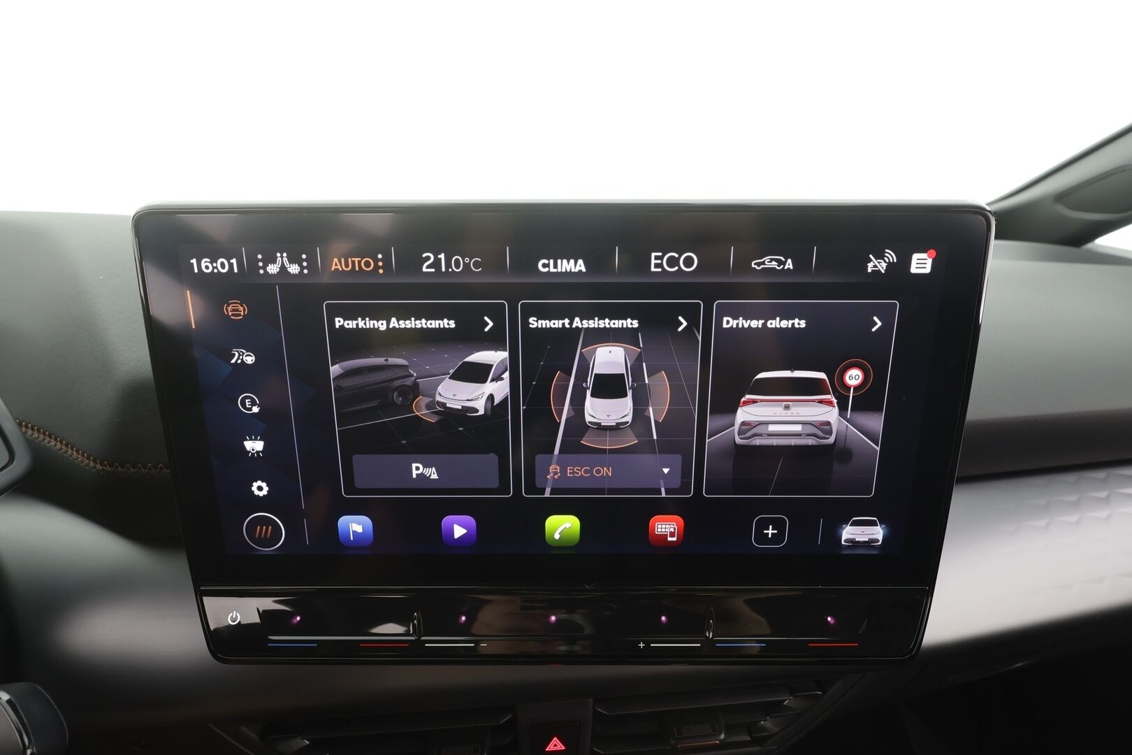 Cupra Born 2023 150 kW 58 kWh - | ACC | ILP | Side Assist | Lane Assist | P.kamera | Apple & Android | LED | Lämm. ratti | Ambient | RCTA | Road sign information | 