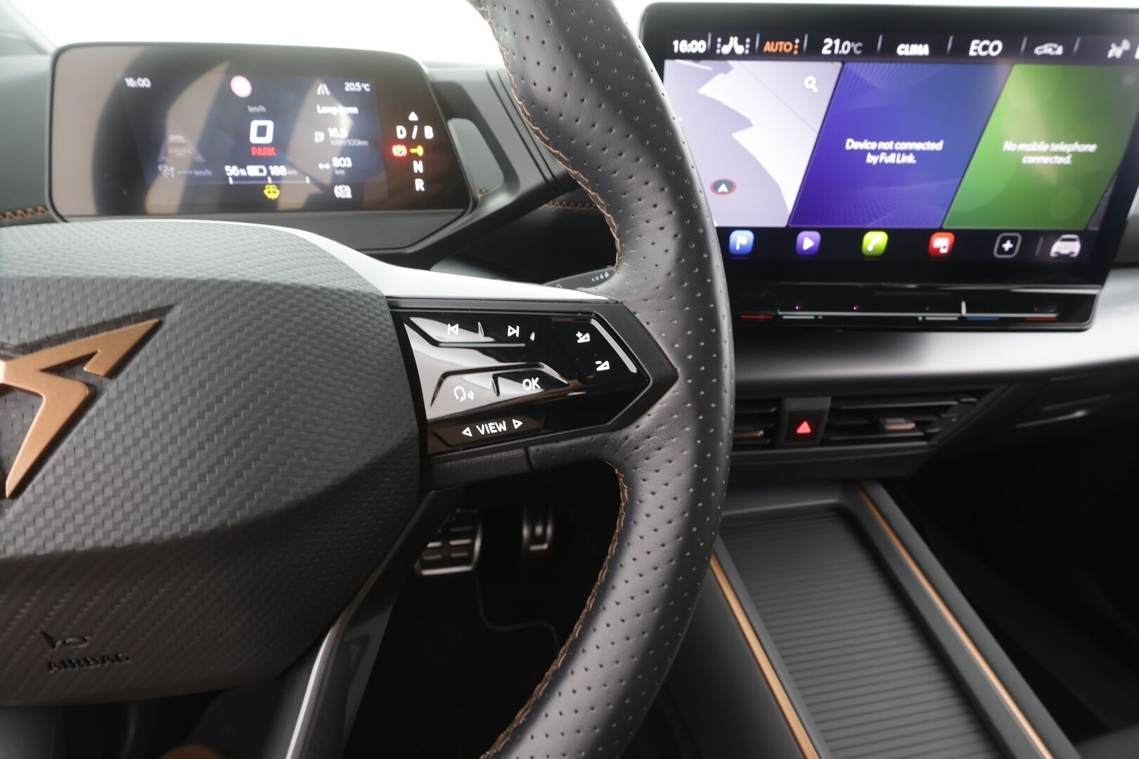 Cupra Born 2023 150 kW 58 kWh - | ACC | ILP | Side Assist | Lane Assist | P.kamera | Apple & Android | LED | Lämm. ratti | Ambient | RCTA | Road sign information | 