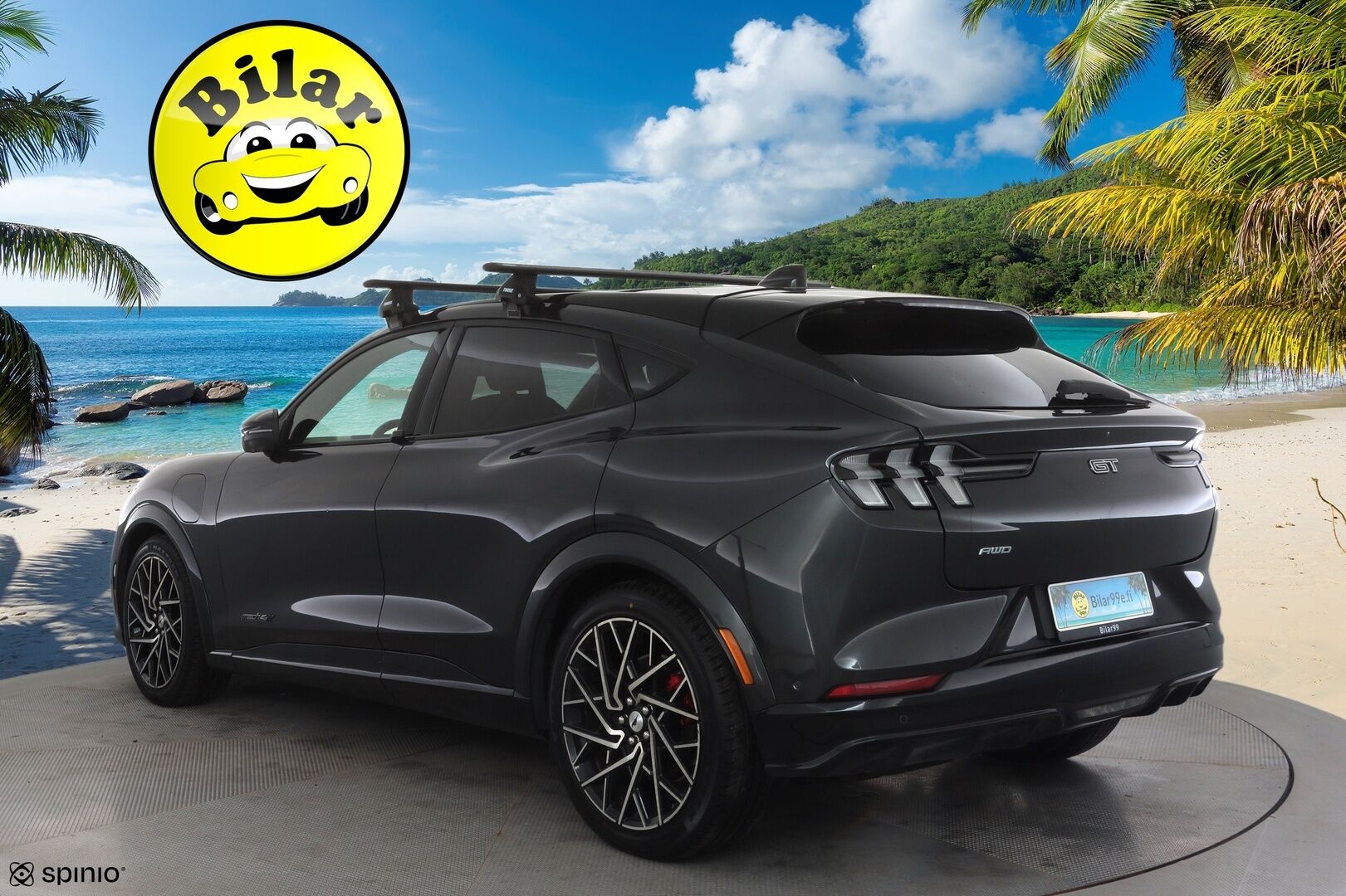 FORD MUSTANG MACH-E 2022 98kWh 487hv AWD GT 5-ovinen - Adapt.Vakkari | Bang&Olufsen | Lasikatto | Akuston esilämmitys | 360-Kamera | Matrix LED | Nahka-Alcantara Muistilla | 2x Renkaat aluvantein | GT!