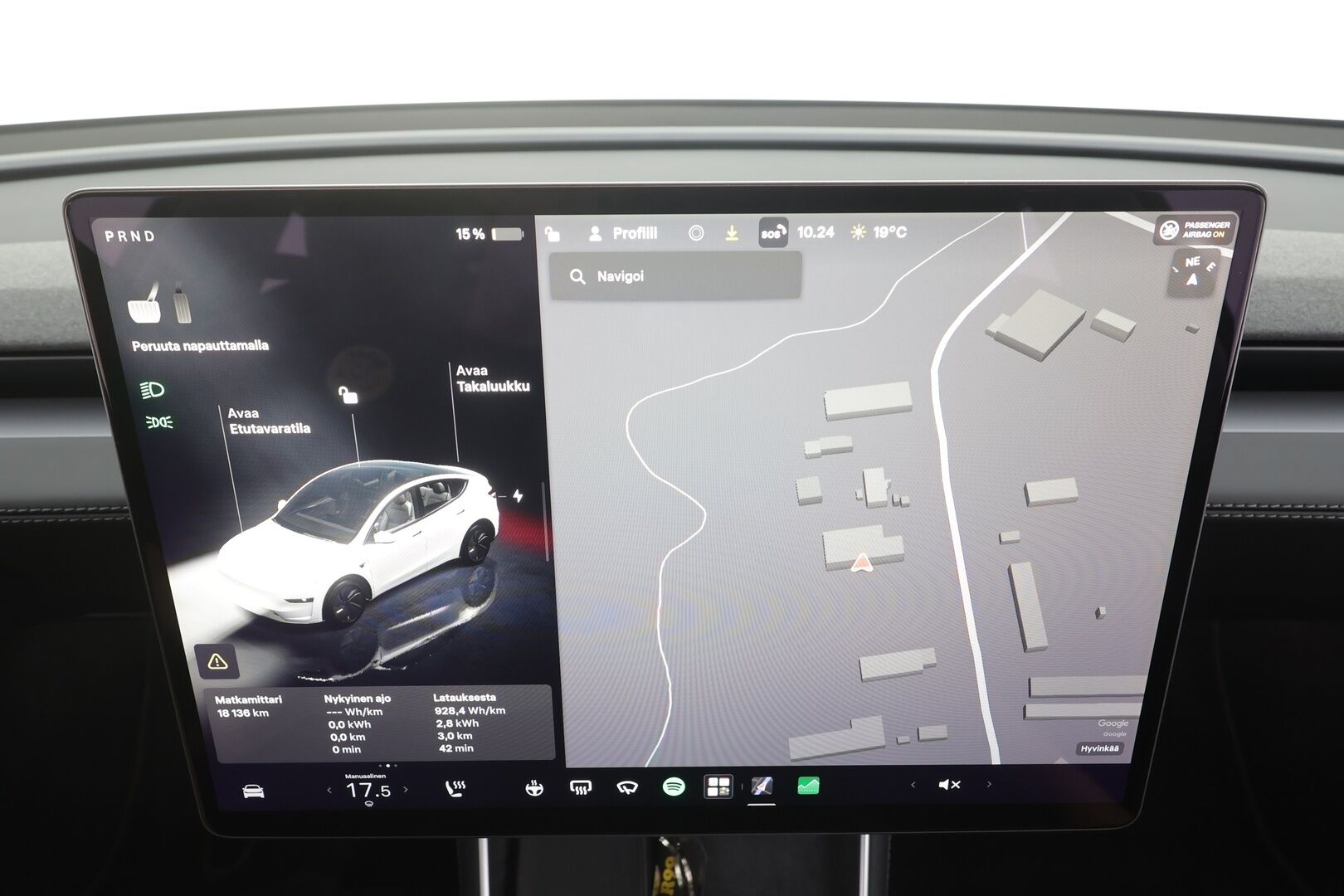 TESLA MODEL Y 2025 Long Range AWD Juniper - | ACC | ILP | Ilmastoidut sähkönahat | Matrix | Premium Audio | Lasikatto | Muistipenkki | Takanäyttö | Ambient light | Sähk. takaluukku | Lämm. ratti | 