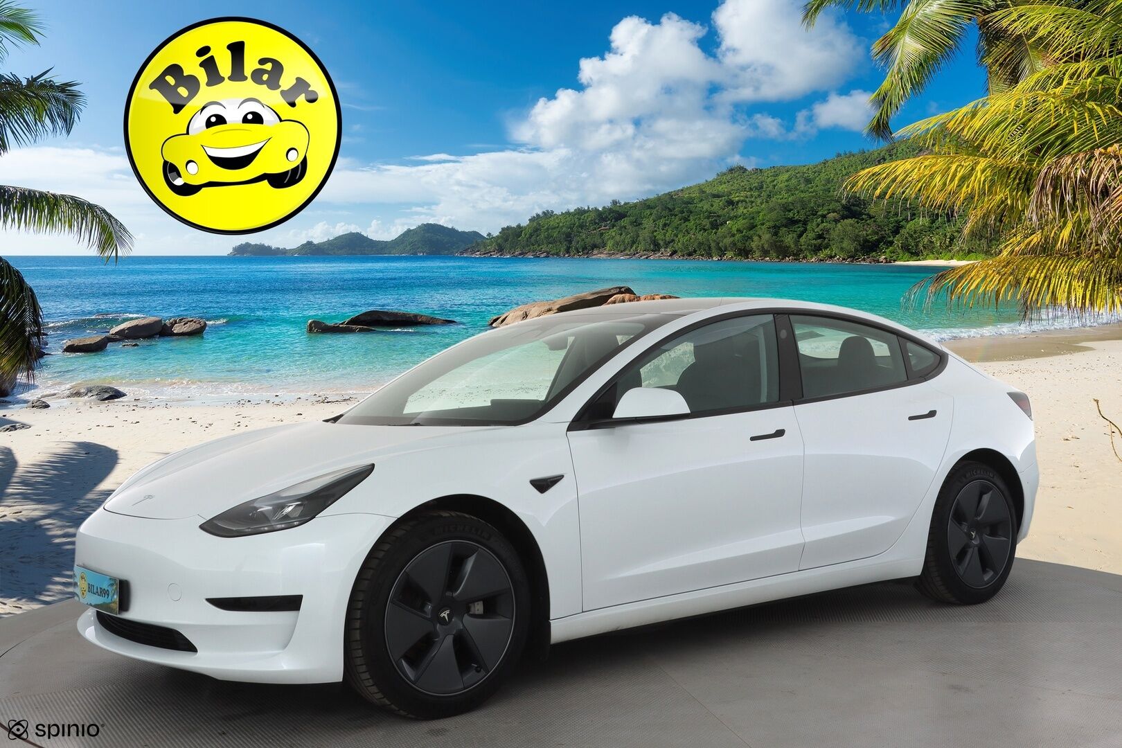 Tesla Model 3 2023 RWD - | ACC | ILP | Ryzen | Lasikatto | Matrix | Muistipenkki | Nahkasisusta | P.kamera | Autosteer | Sähk. takakontti | Lämm. ratti | 2x renkaat aluin |